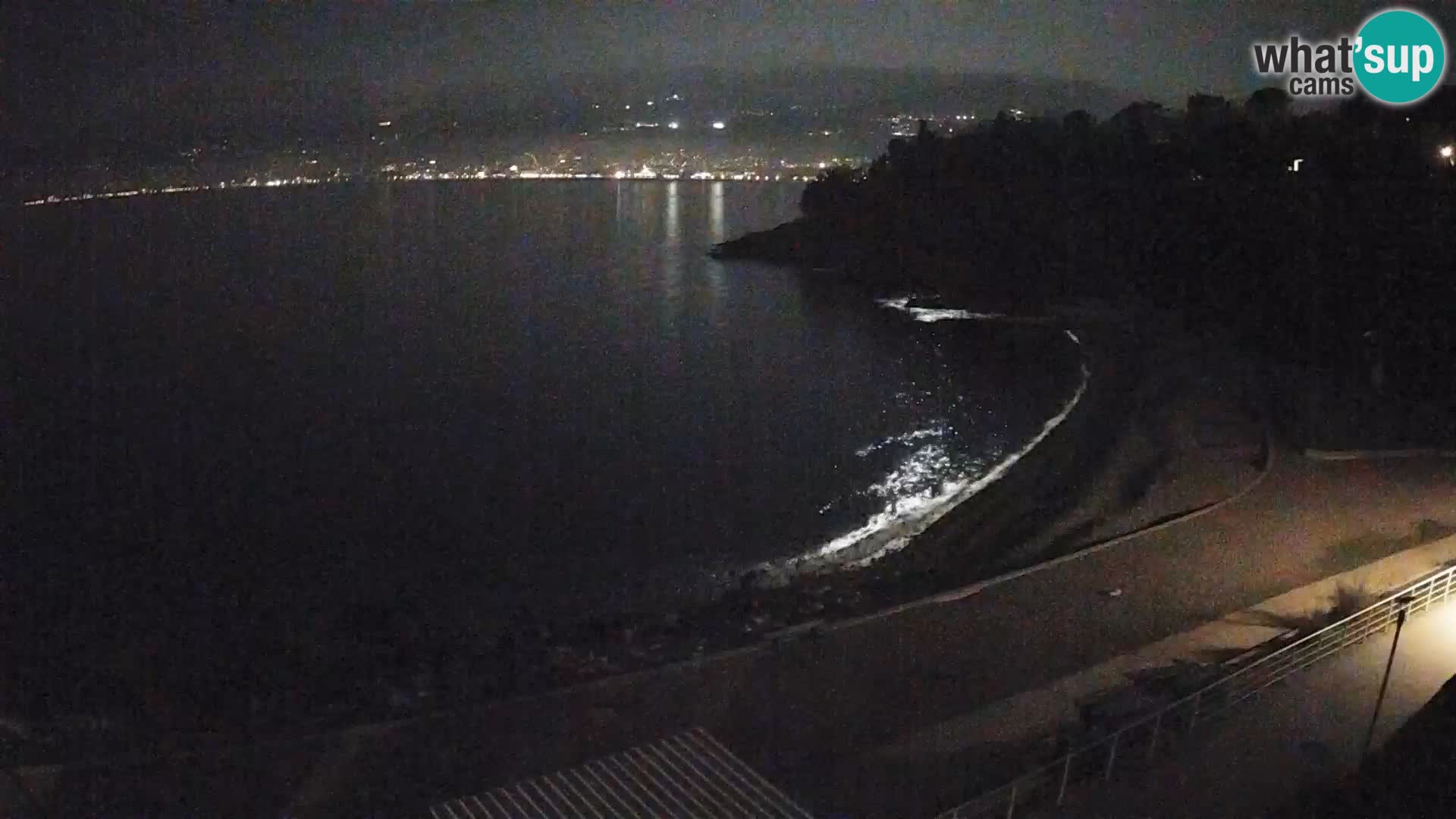 Rijeka web kamera plaža pri Bazenih Kantrida