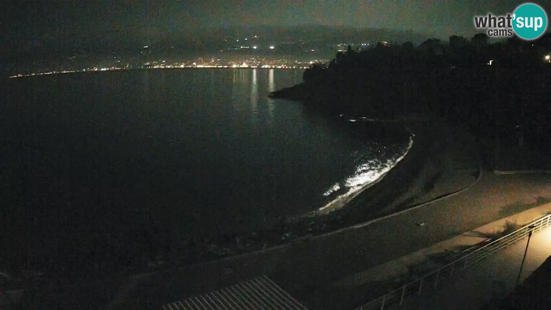 Rijeka web kamera plaža pri Bazenih Kantrida