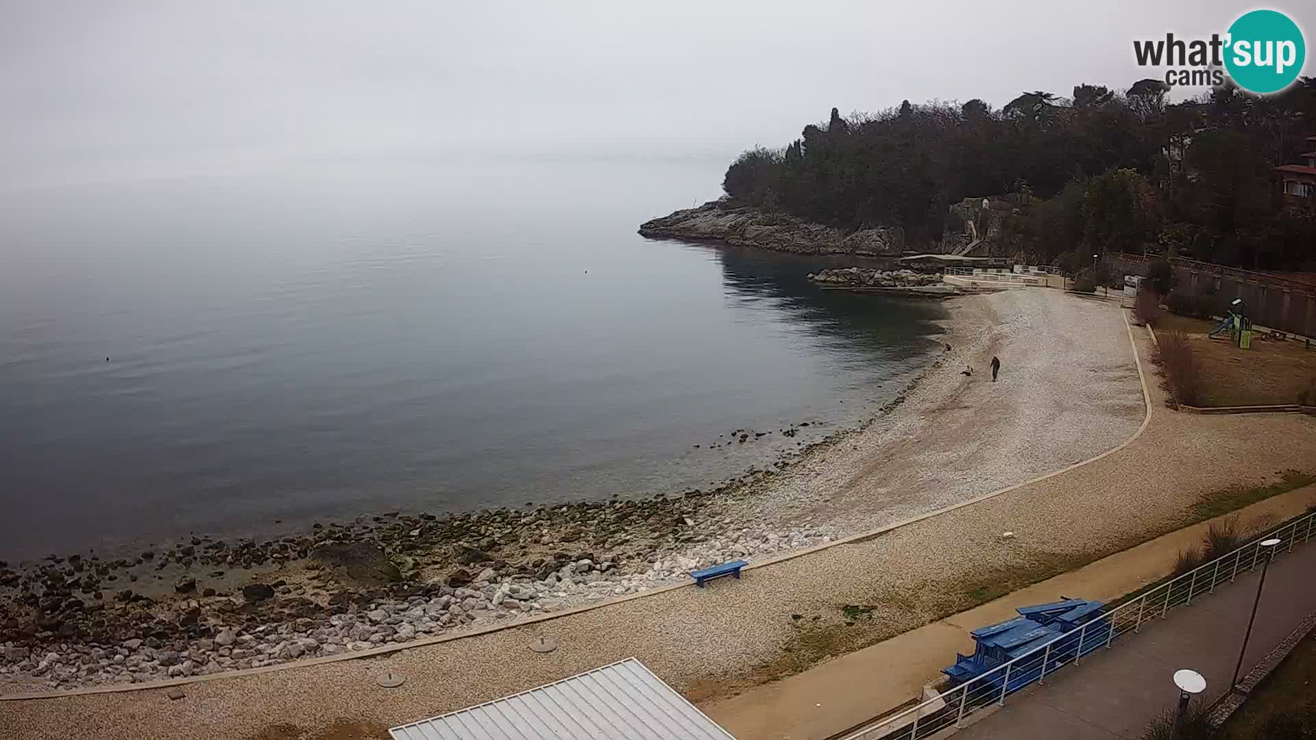 Reka Spletna kamera  plaža pri Bazenih Kantrida