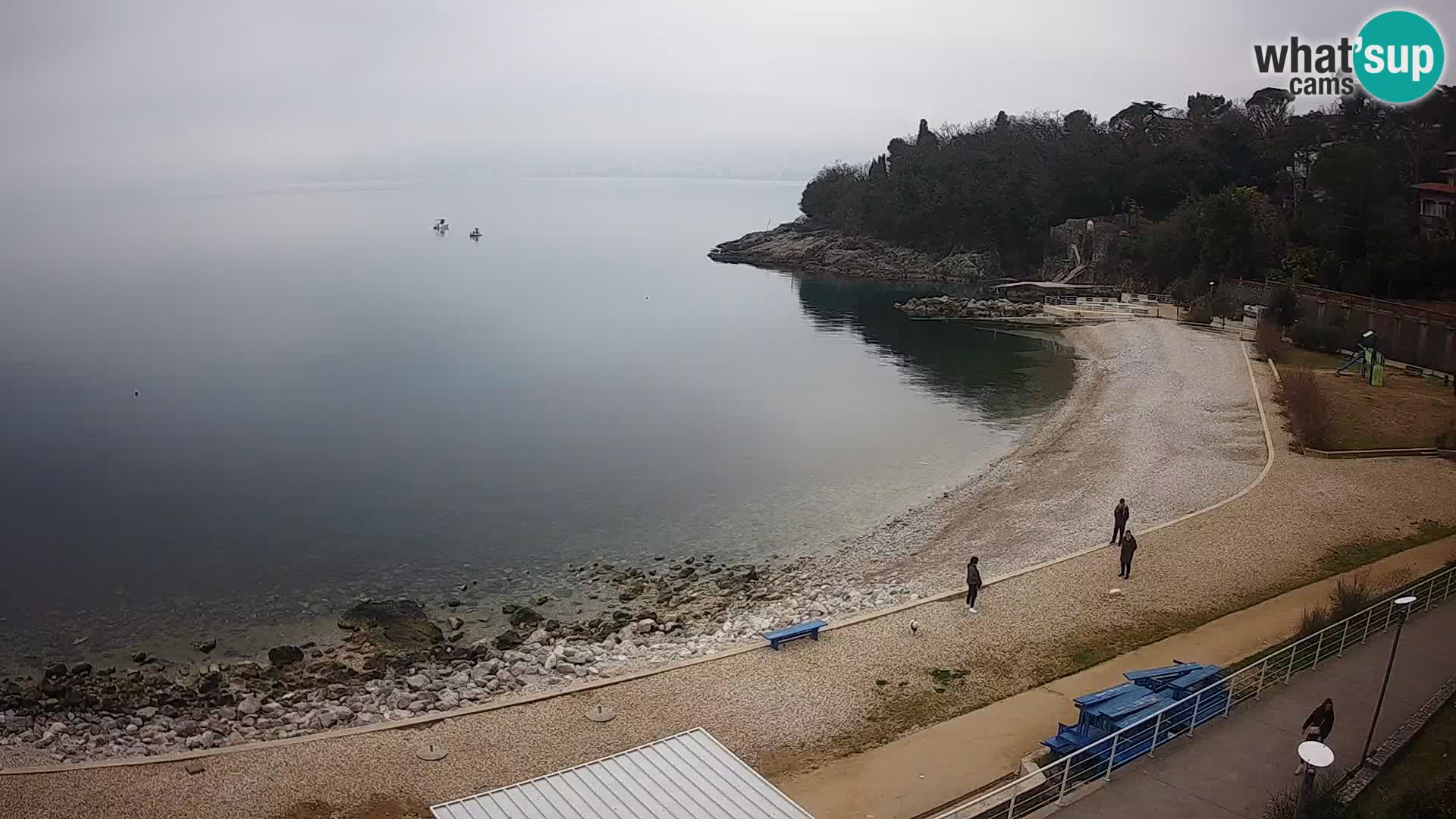 Reka Spletna kamera  plaža pri Bazenih Kantrida