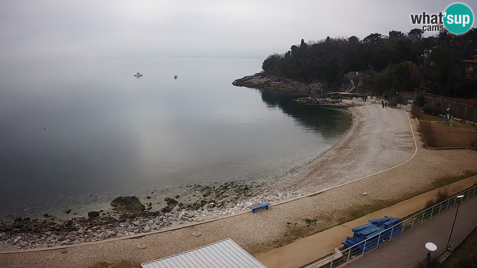 Rijeka web kamera plaža pri Bazenih Kantrida