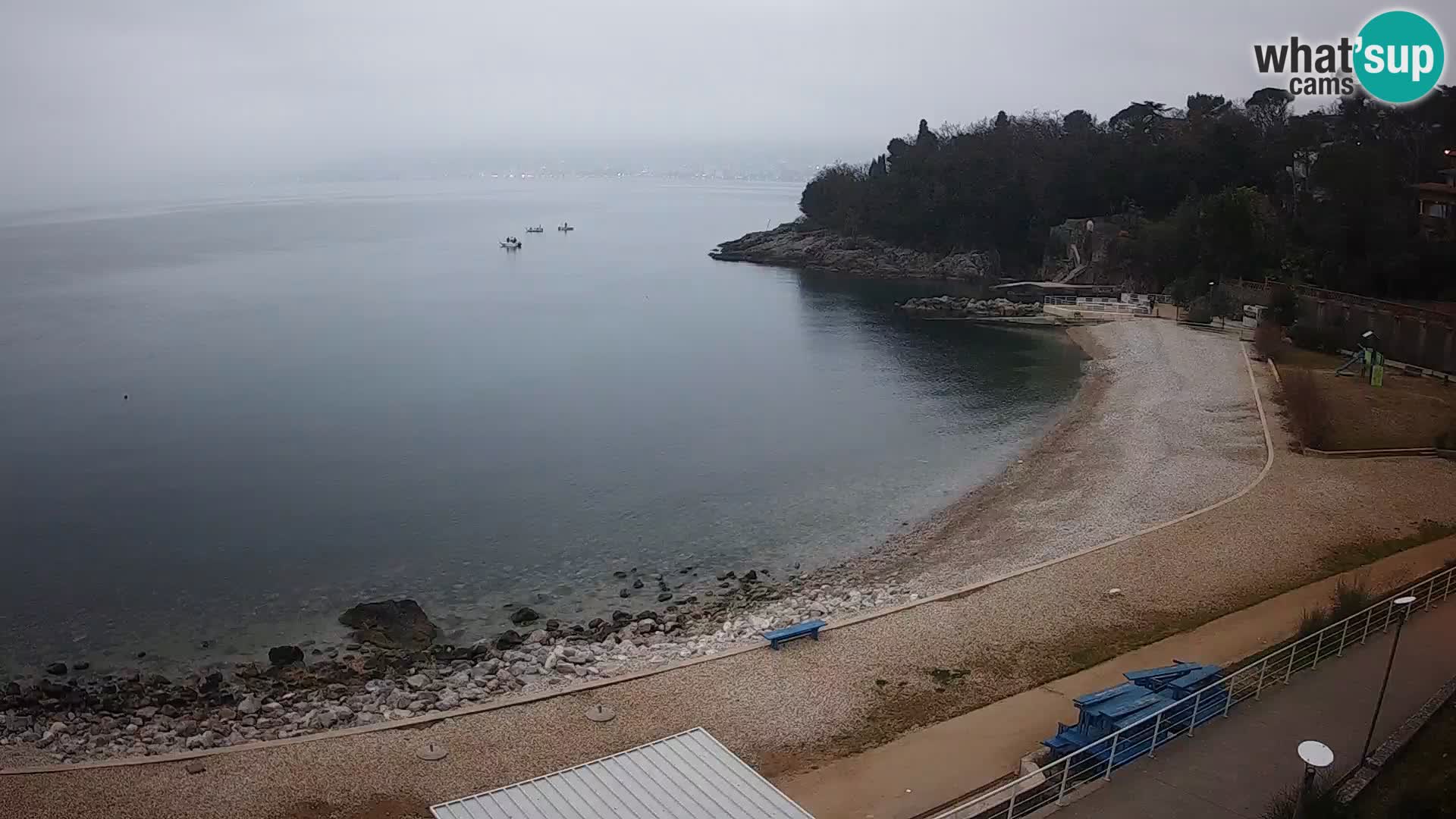 Rijeka web kamera plaža pri Bazenih Kantrida