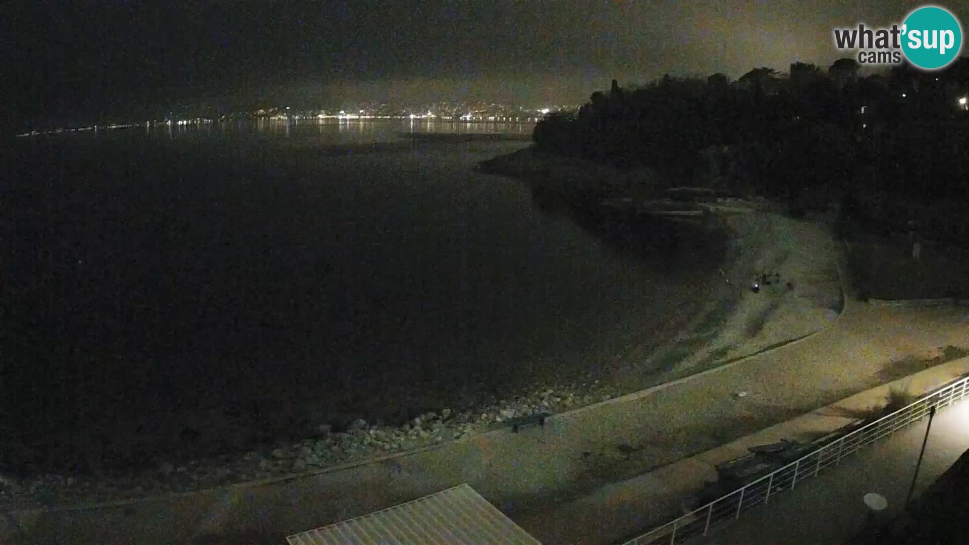 Reka Spletna kamera  plaža pri Bazenih Kantrida