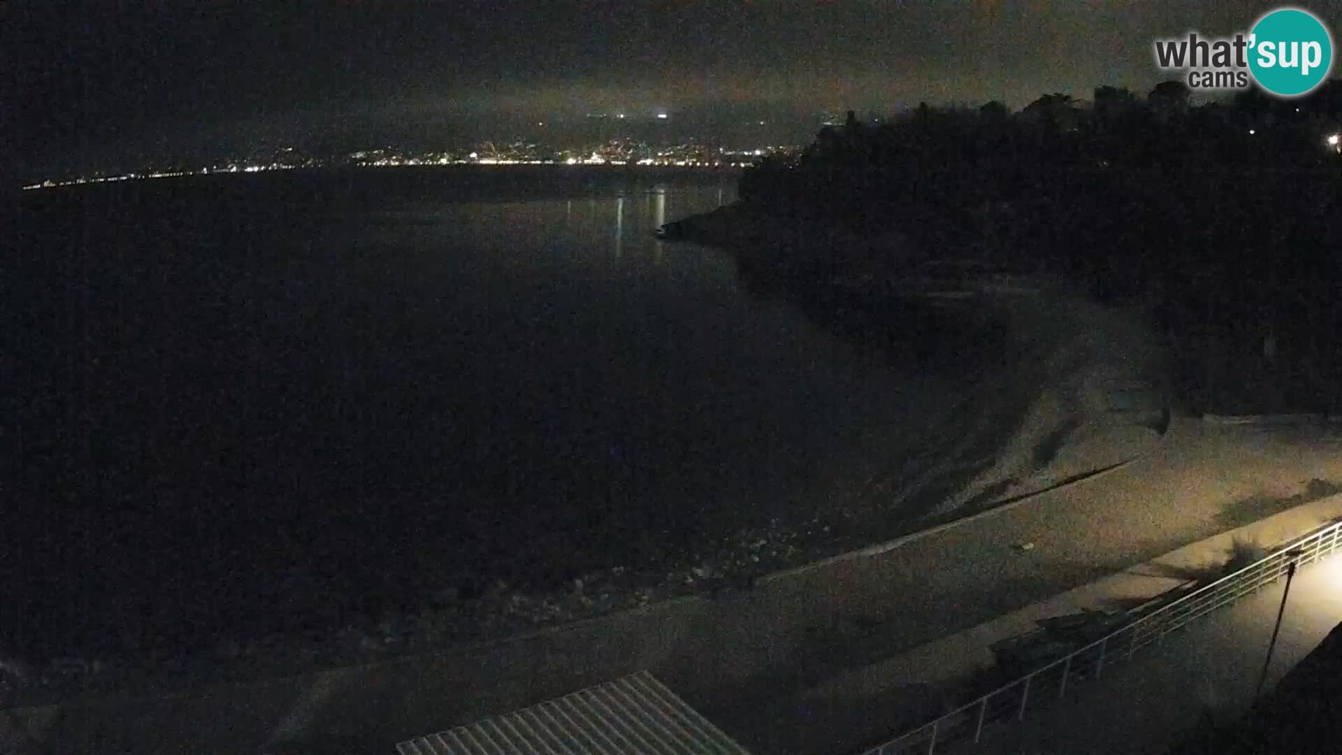 Reka Spletna kamera  plaža pri Bazenih Kantrida