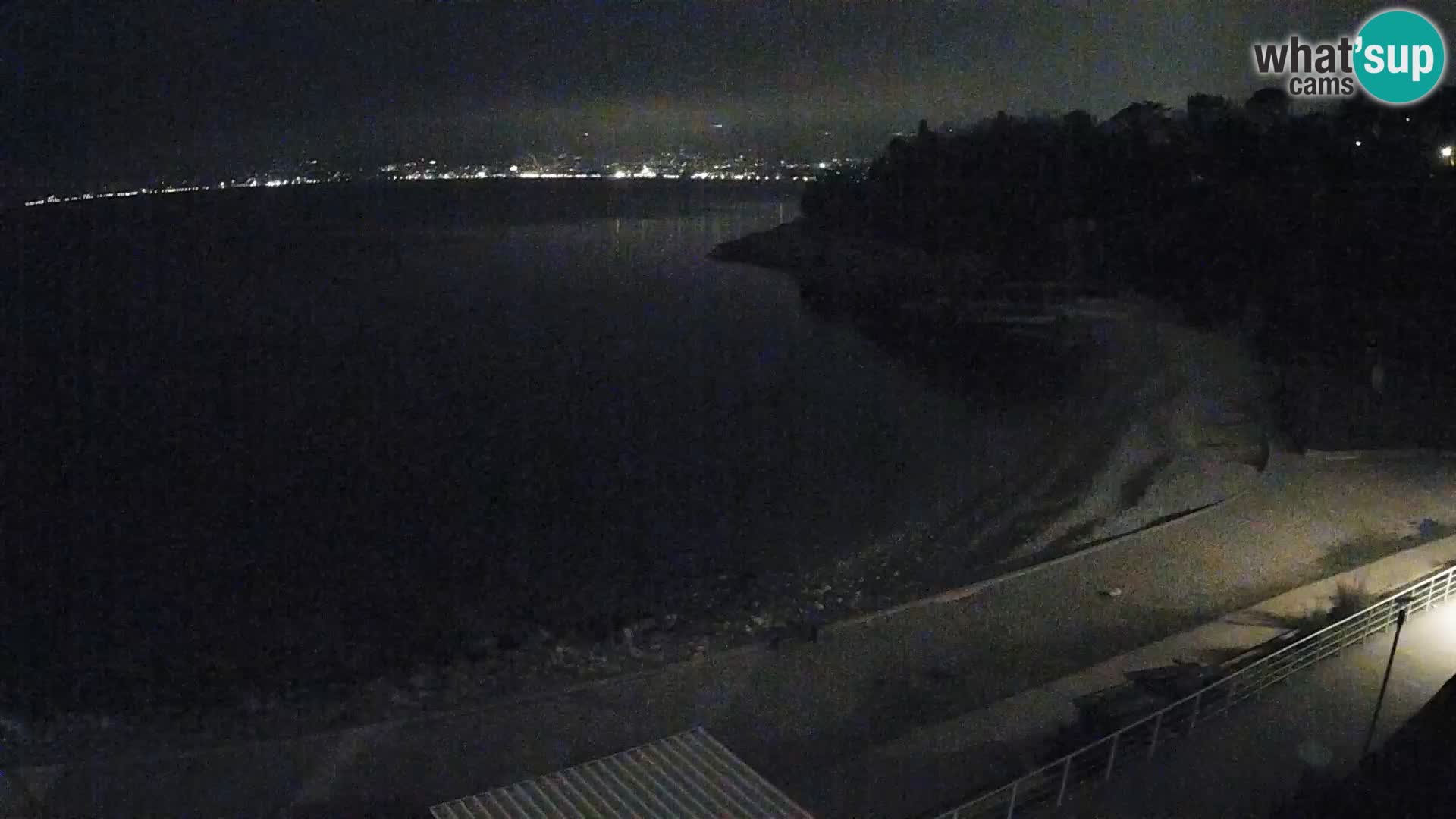 Rijeka web kamera plaža pri Bazenih Kantrida