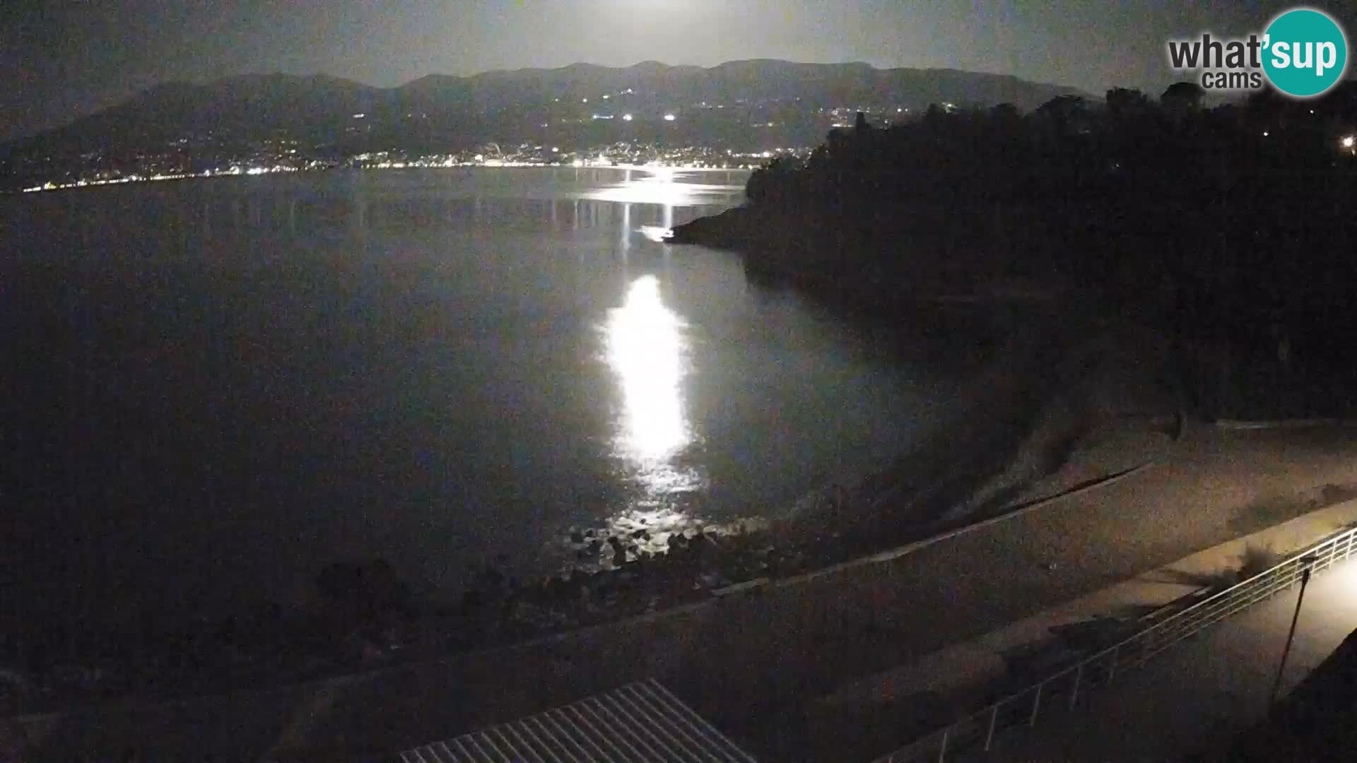 Reka Spletna kamera  plaža pri Bazenih Kantrida