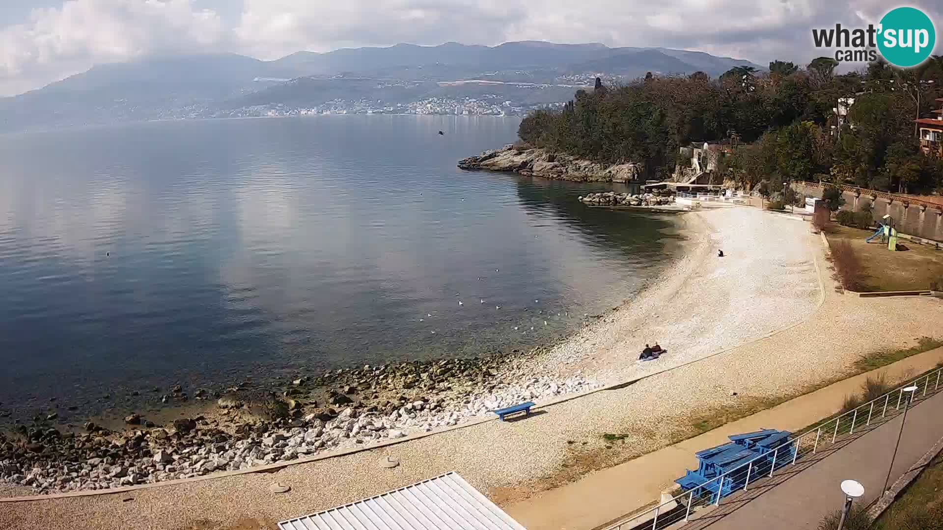Reka Spletna kamera  plaža pri Bazenih Kantrida