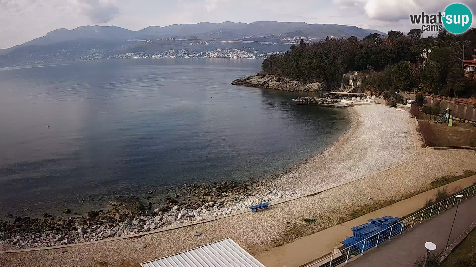 Reka Spletna kamera  plaža pri Bazenih Kantrida