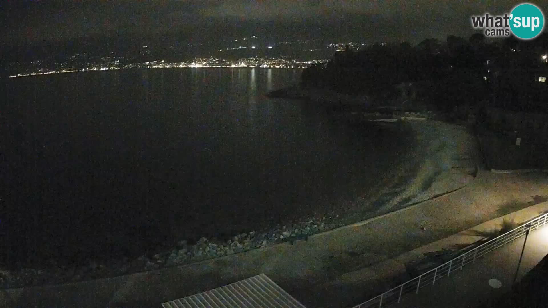 Rijeka web kamera plaža pri Bazenih Kantrida