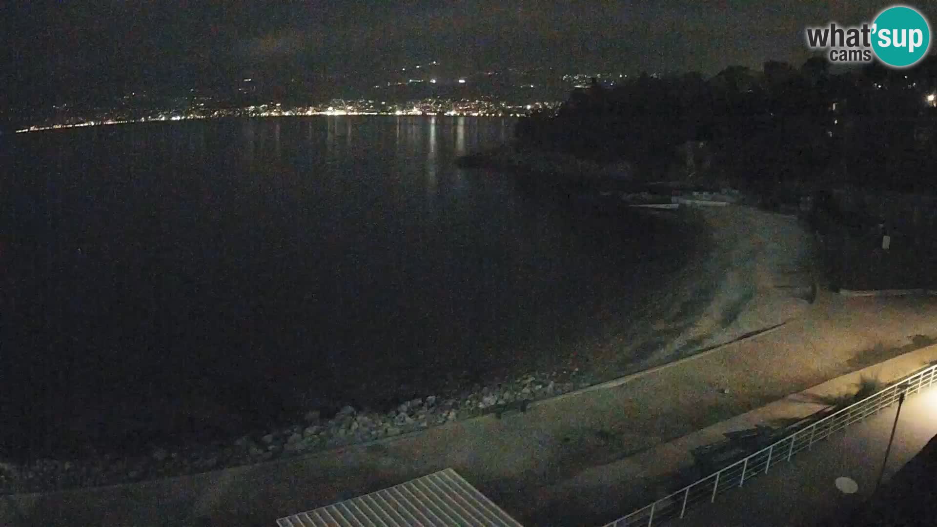 Rijeka web kamera plaža pri Bazenih Kantrida