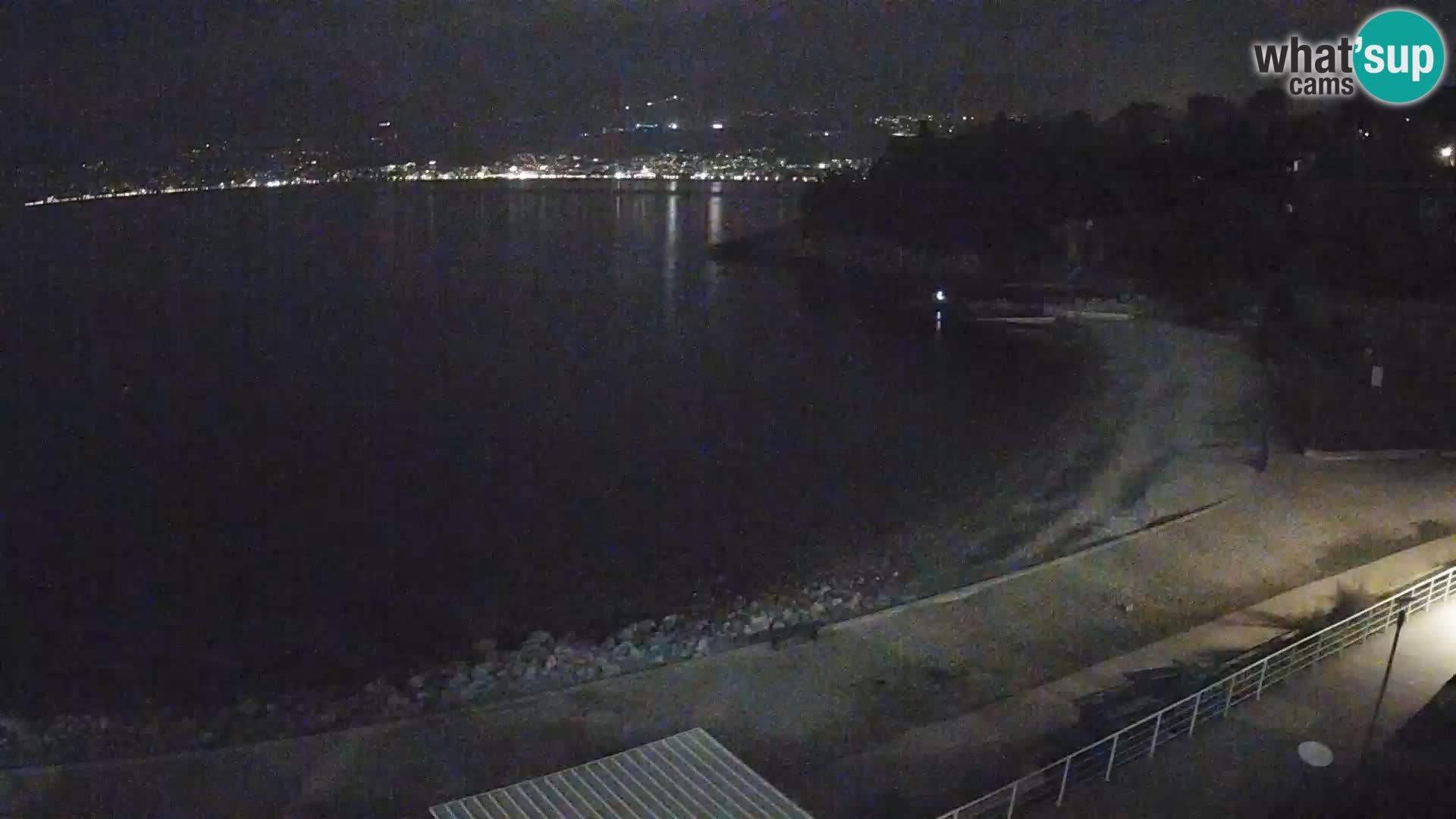 Rijeka web kamera plaža pri Bazenih Kantrida