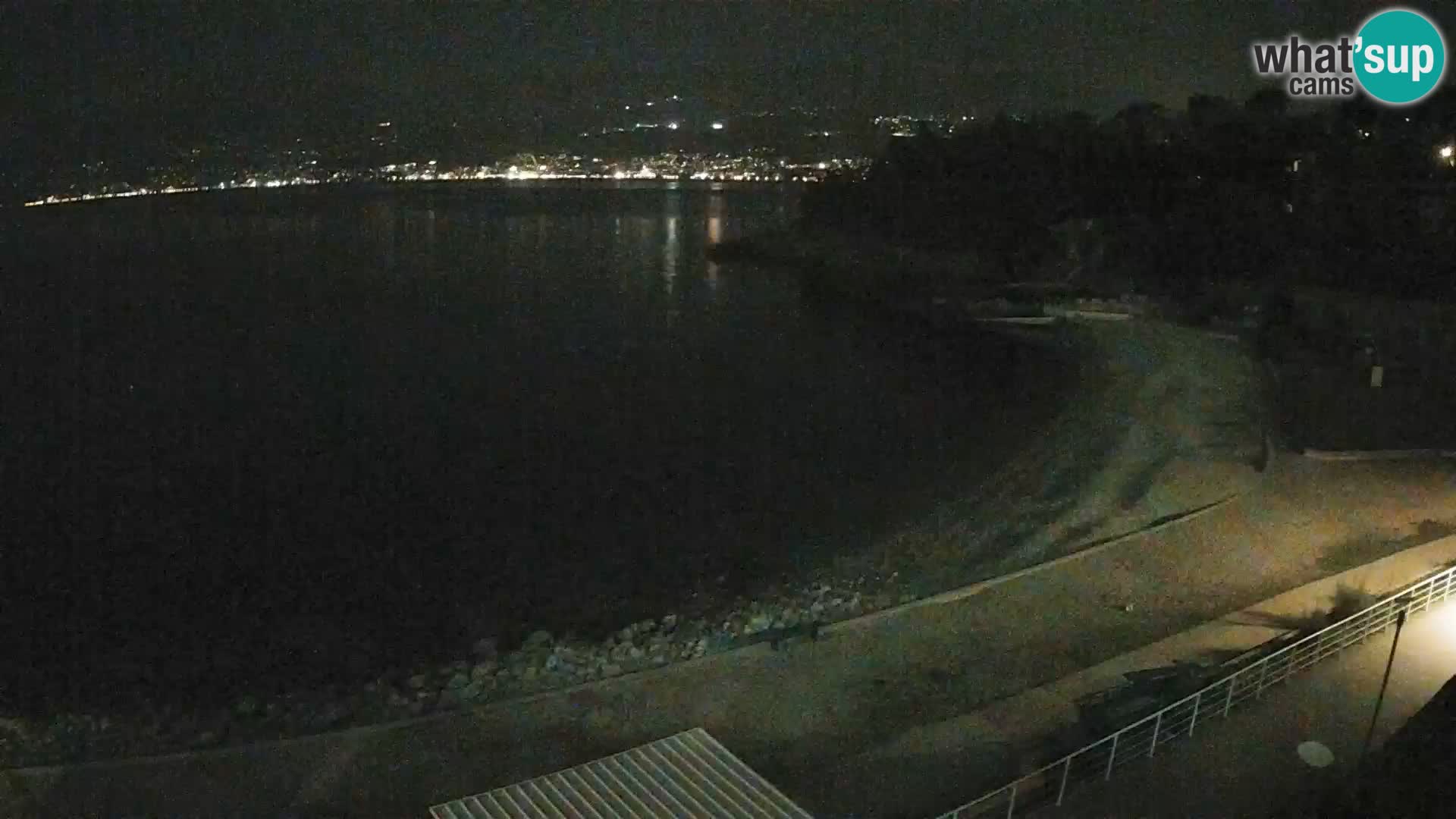 Rijeka web kamera plaža pri Bazenih Kantrida