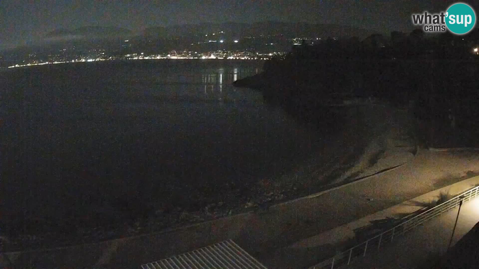 Reka Spletna kamera  plaža pri Bazenih Kantrida