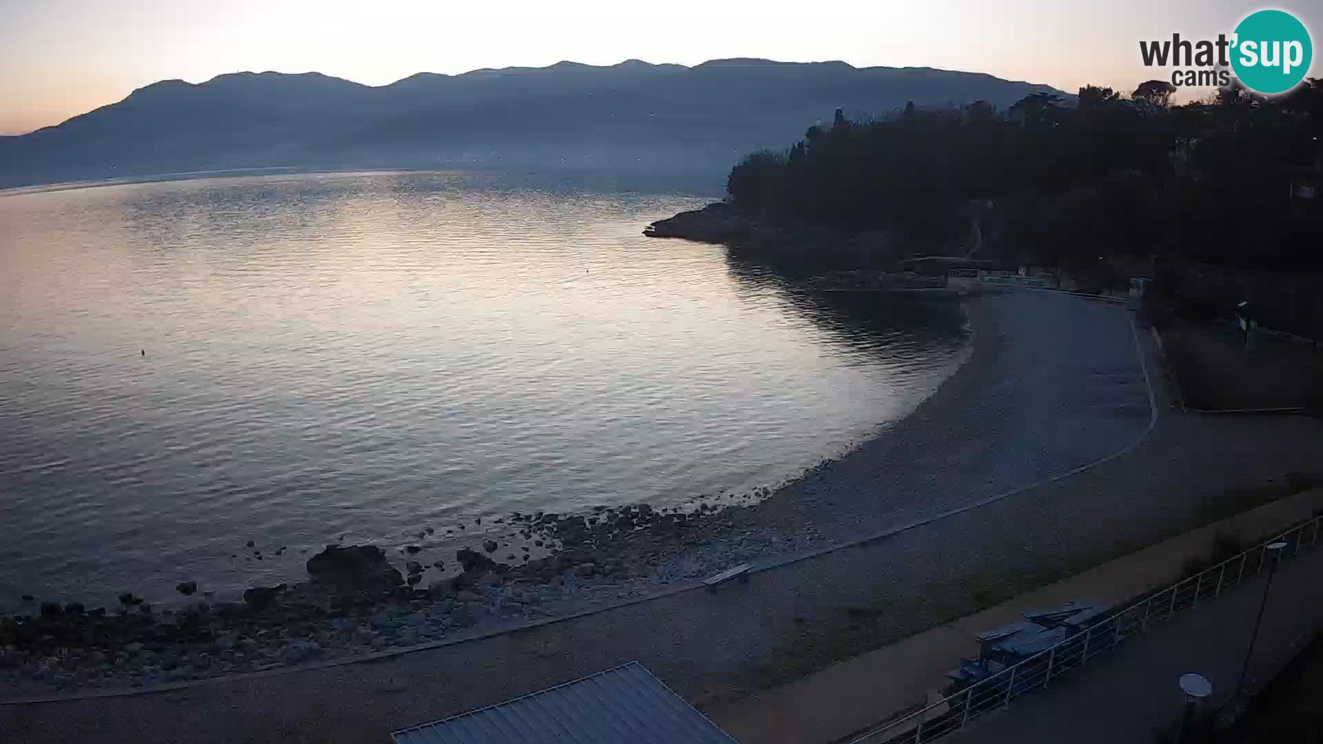 Rijeka web kamera plaža pri Bazenih Kantrida