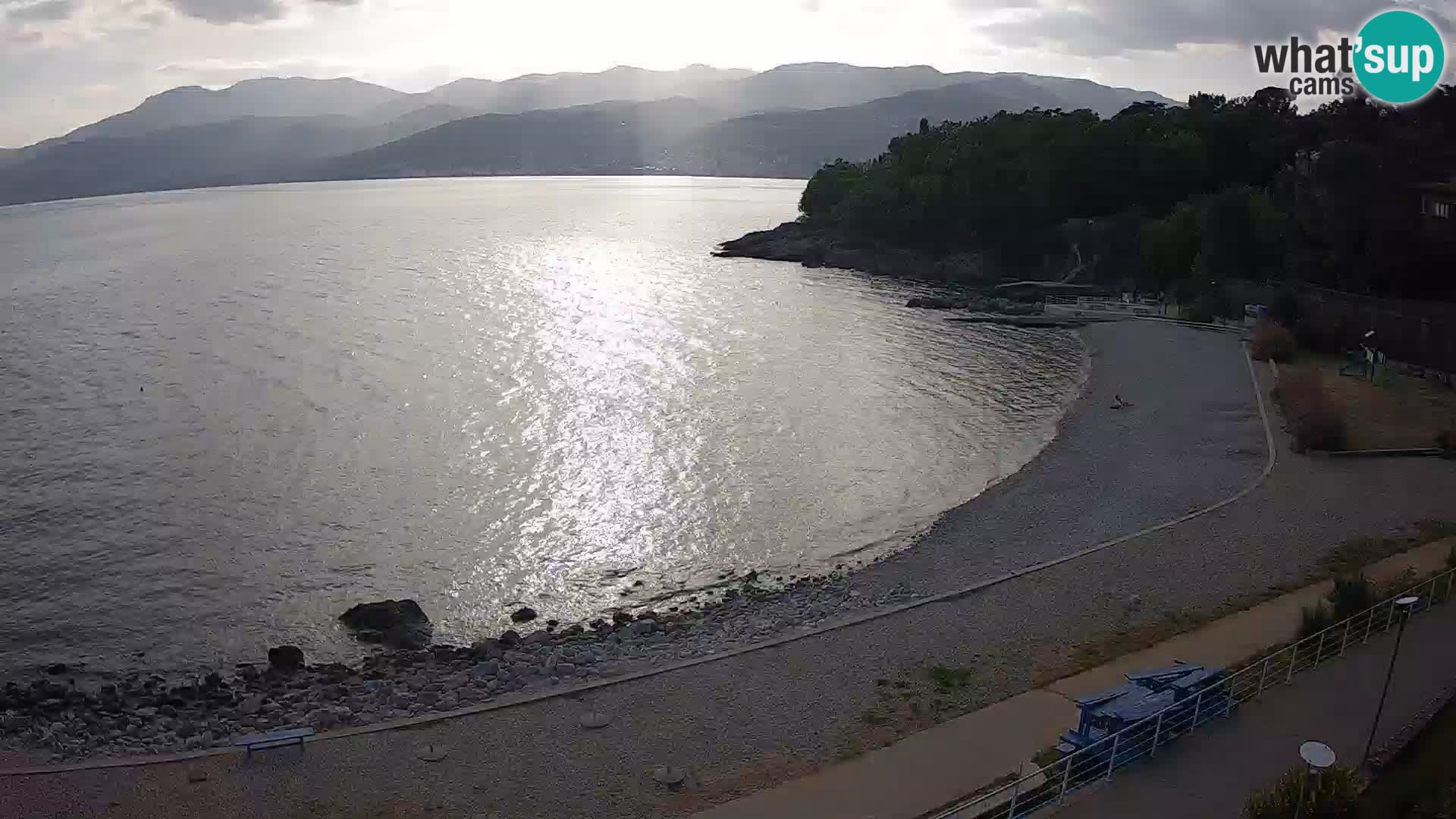 Reka Spletna kamera  plaža pri Bazenih Kantrida