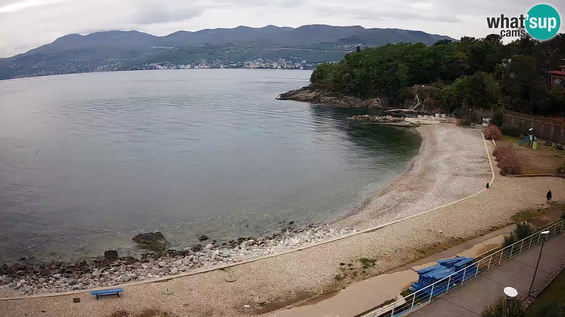 Rijeka web kamera plaža pri Bazenih Kantrida