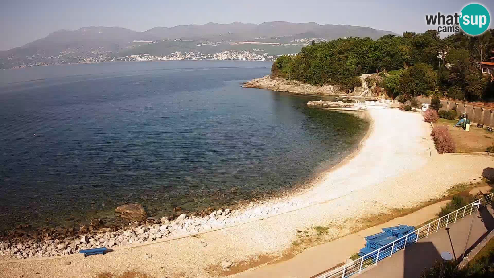 Reka Spletna kamera  plaža pri Bazenih Kantrida