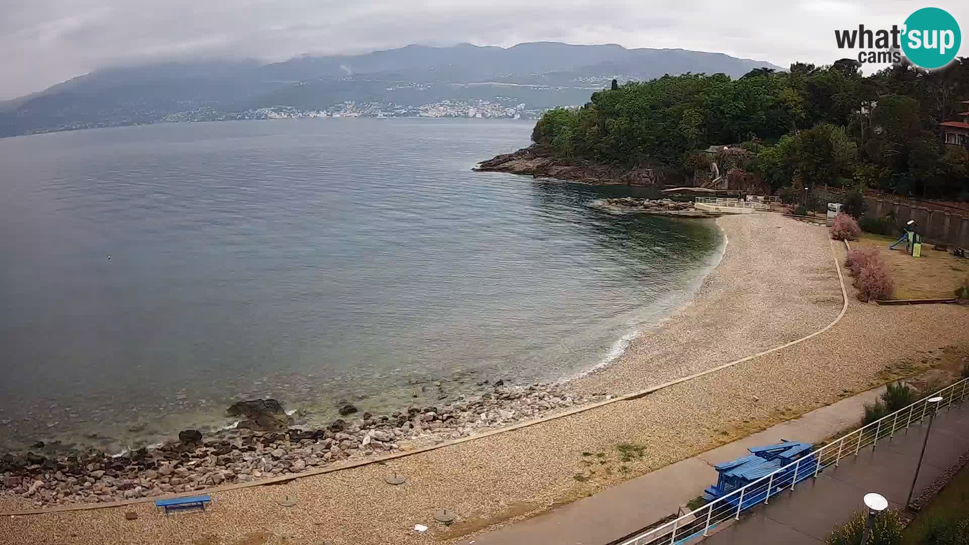 Reka Spletna kamera  plaža pri Bazenih Kantrida