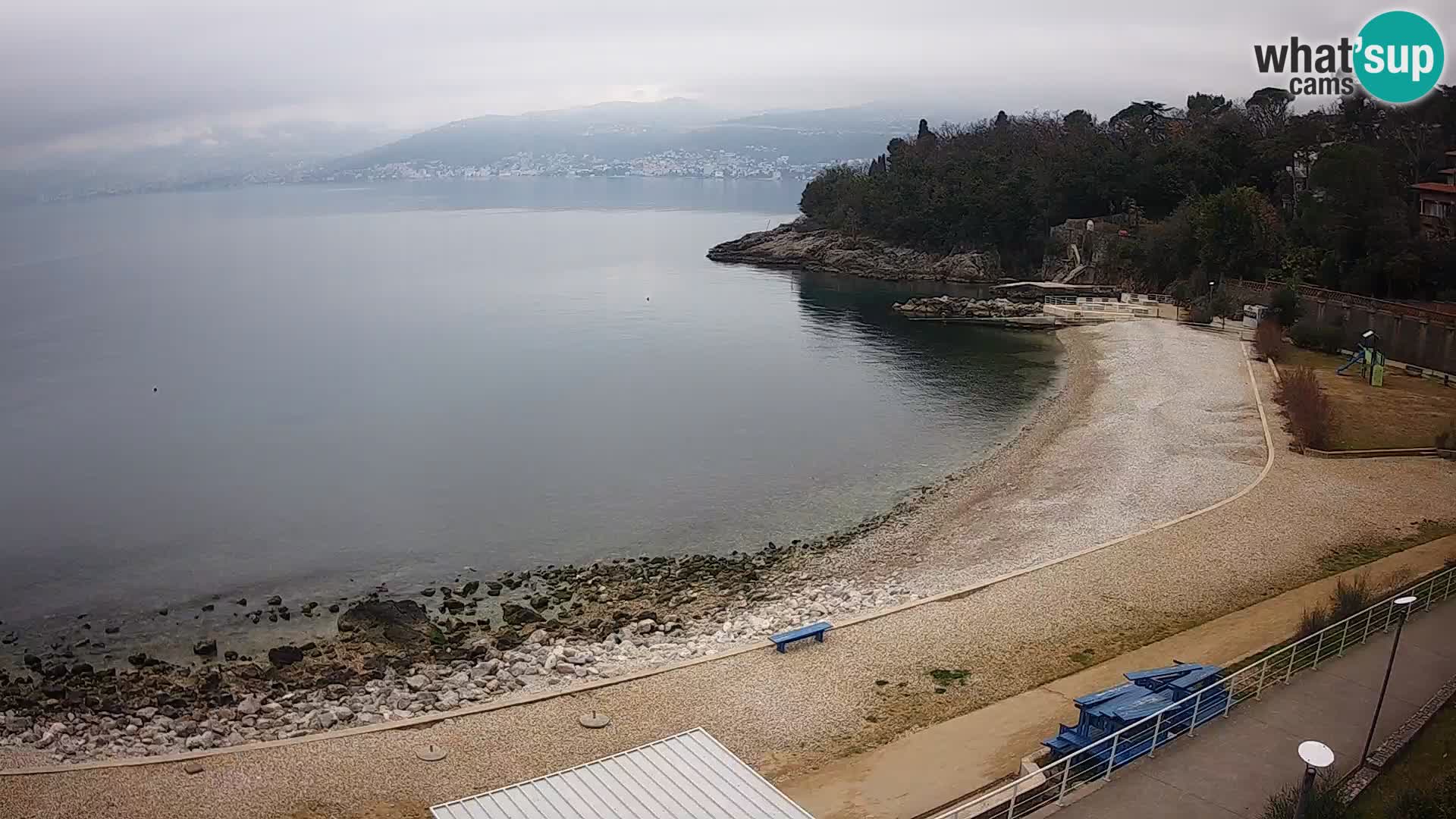 Reka Spletna kamera  plaža pri Bazenih Kantrida