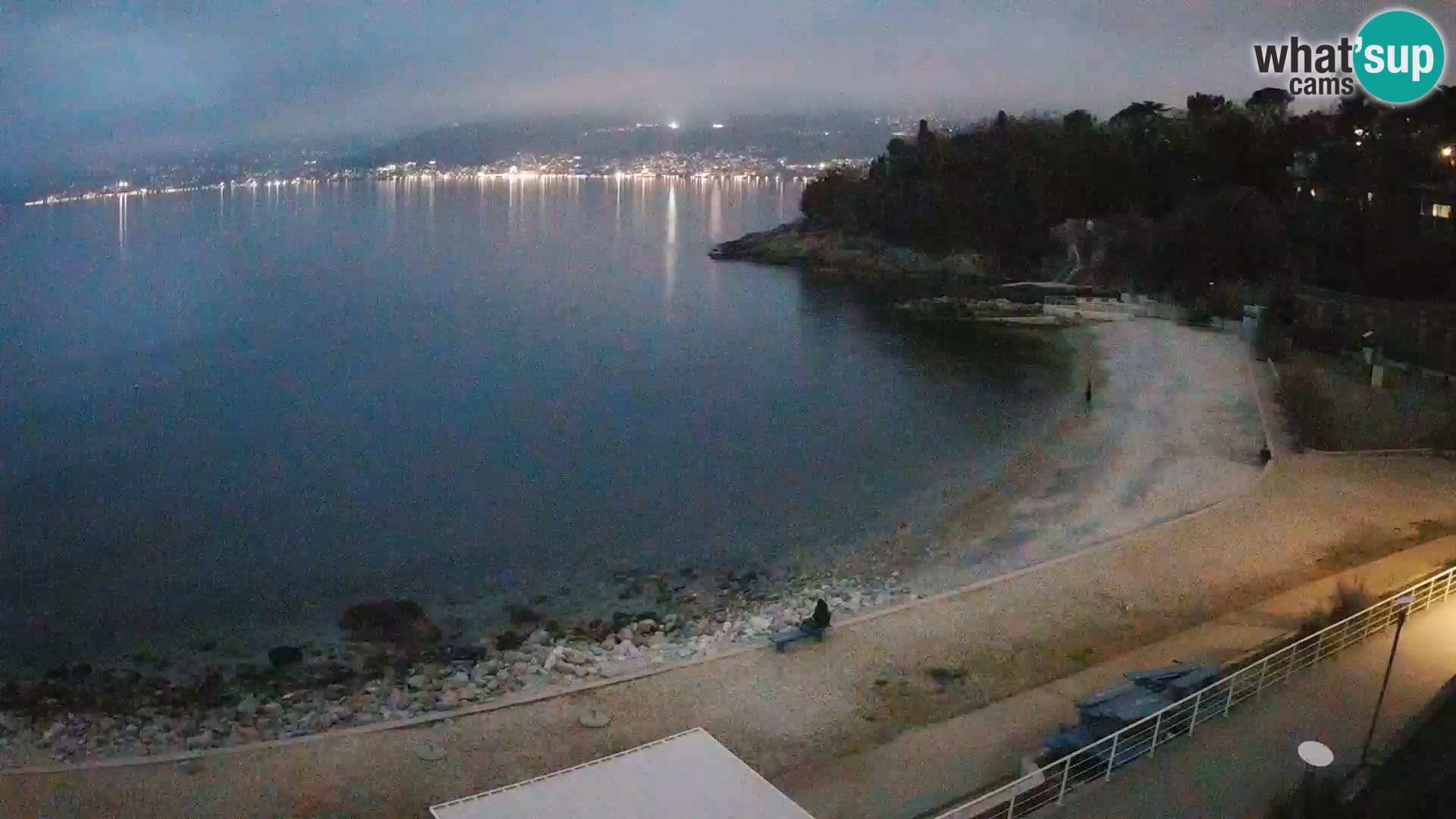 Reka Spletna kamera  plaža pri Bazenih Kantrida