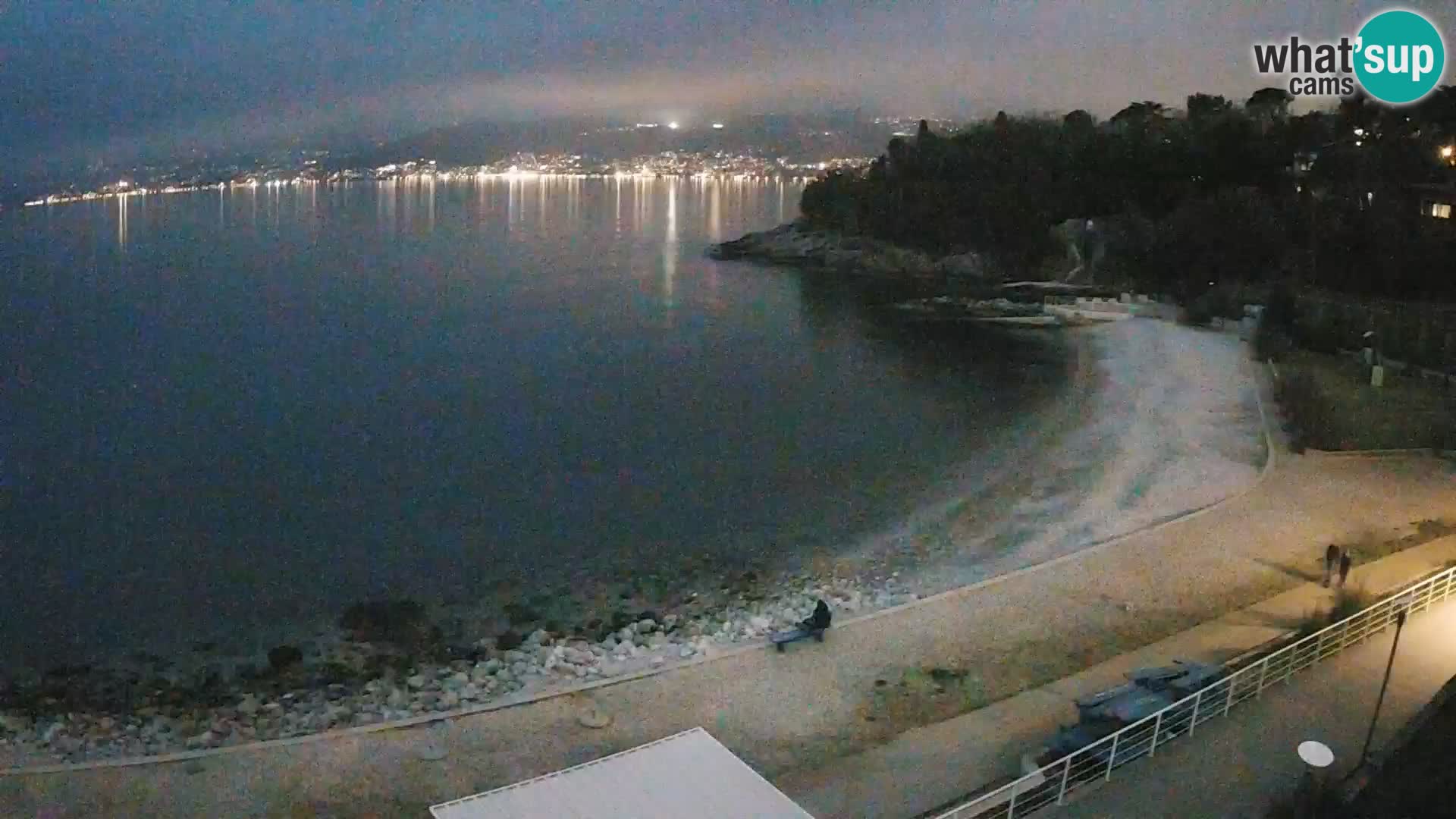 Rijeka web kamera plaža pri Bazenih Kantrida