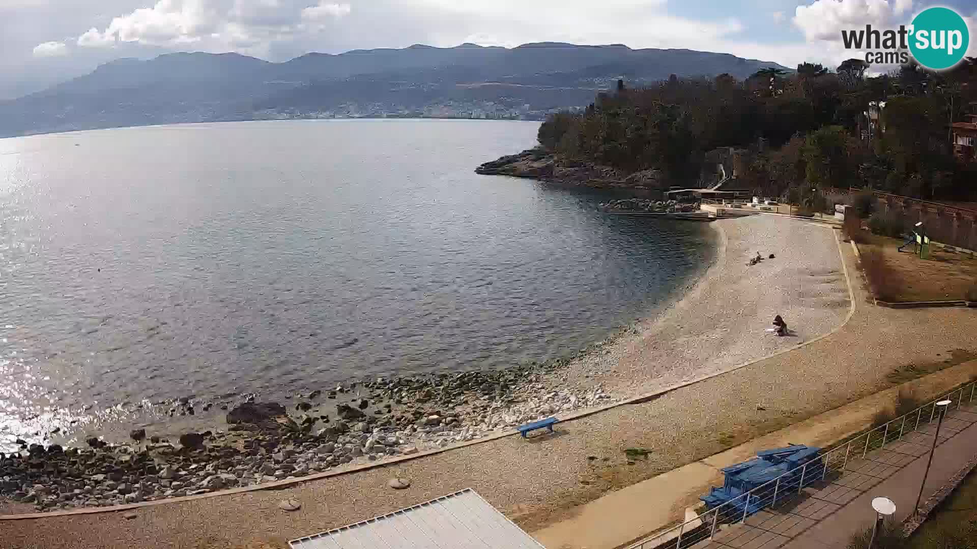 Rijeka web kamera plaža pri Bazenih Kantrida