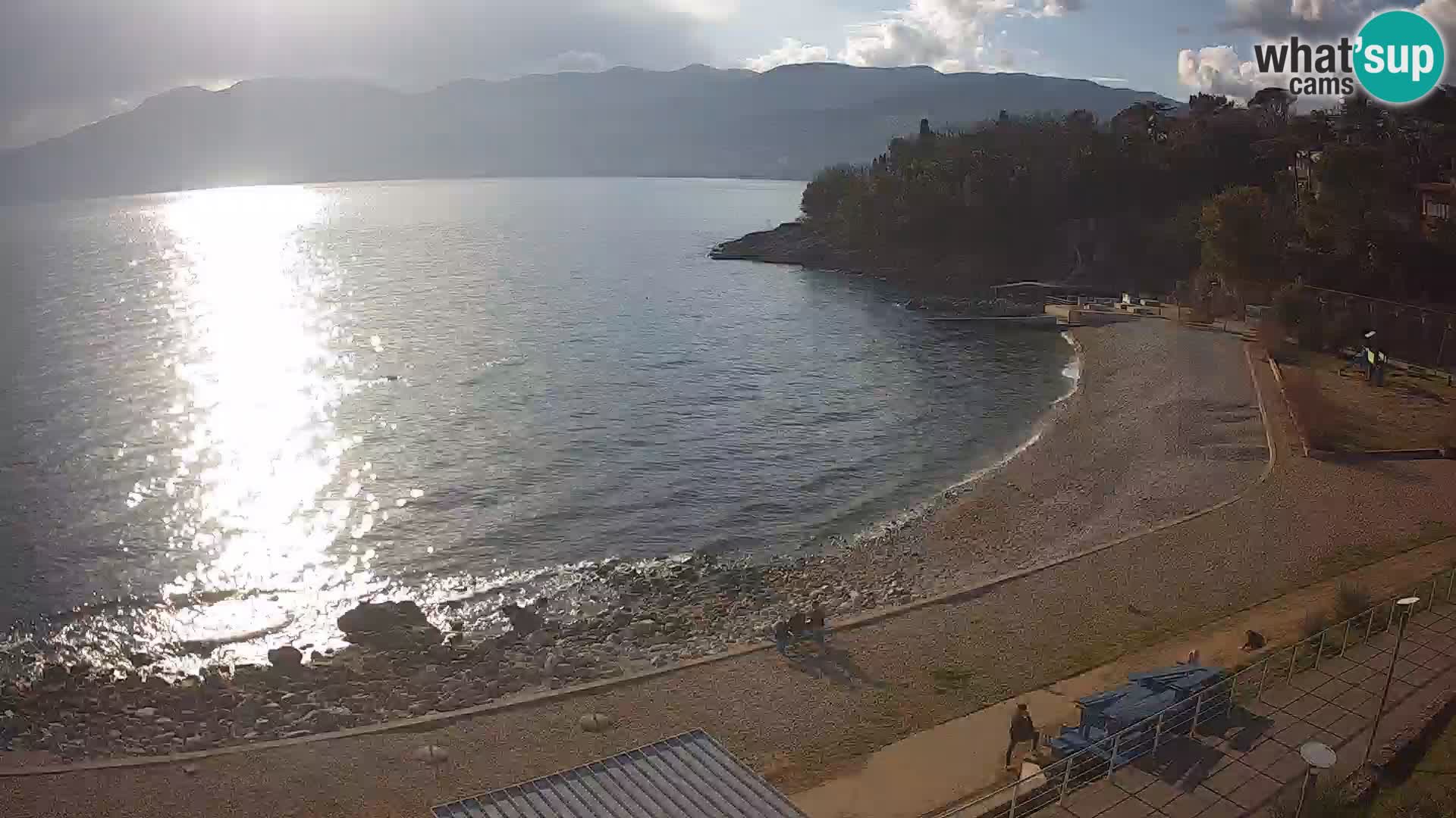 Rijeka web kamera plaža pri Bazenih Kantrida