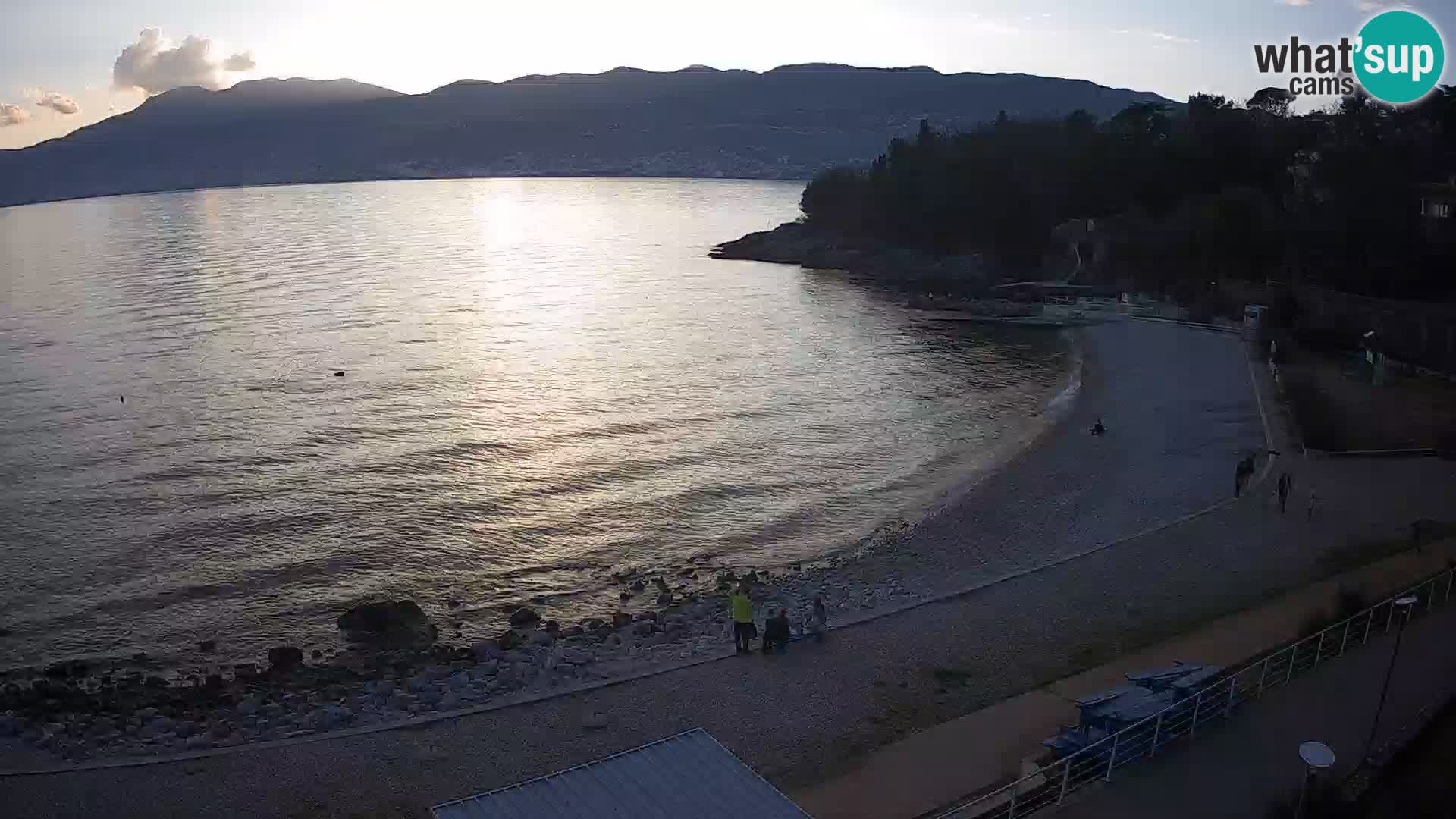Reka Spletna kamera  plaža pri Bazenih Kantrida