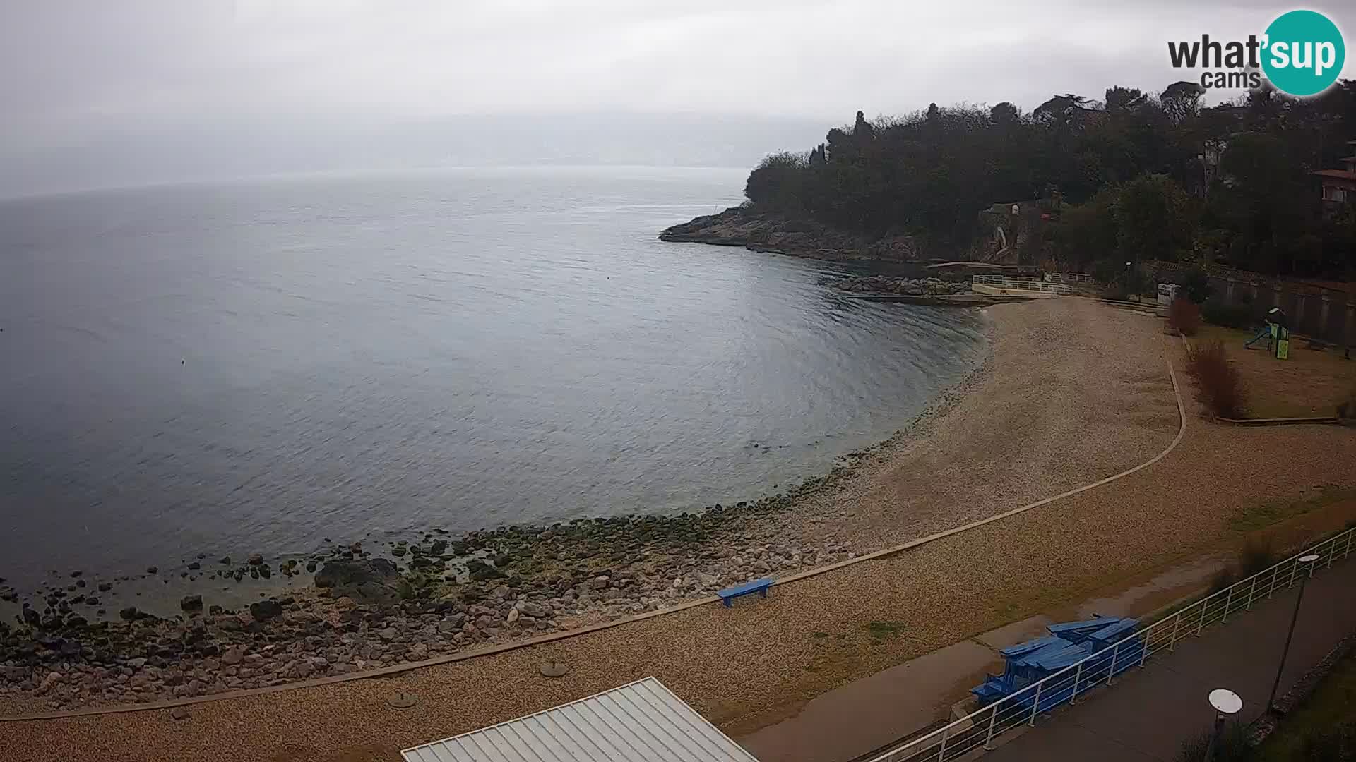 Reka Spletna kamera  plaža pri Bazenih Kantrida