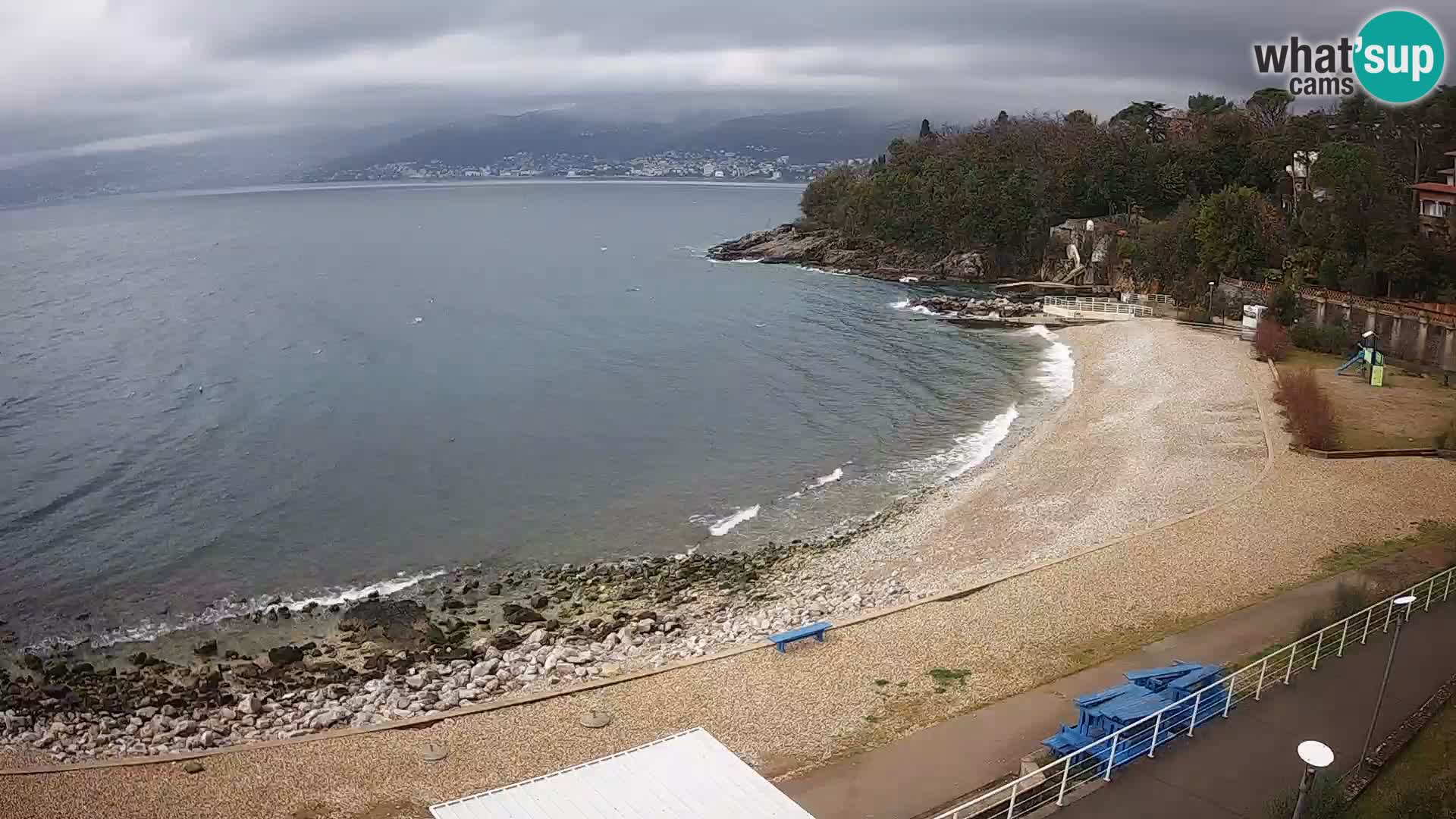 Reka Spletna kamera  plaža pri Bazenih Kantrida