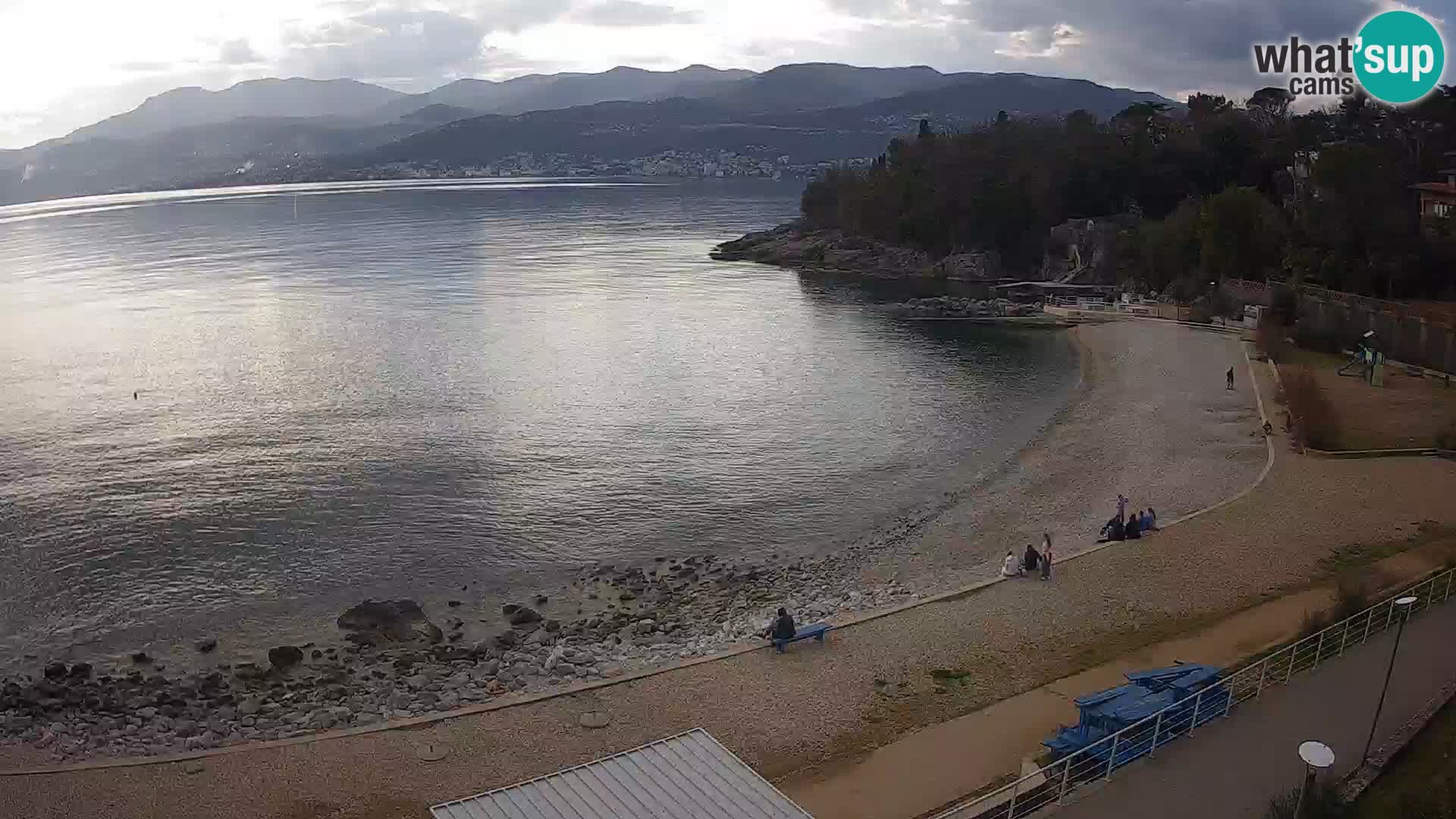 Reka Spletna kamera  plaža pri Bazenih Kantrida