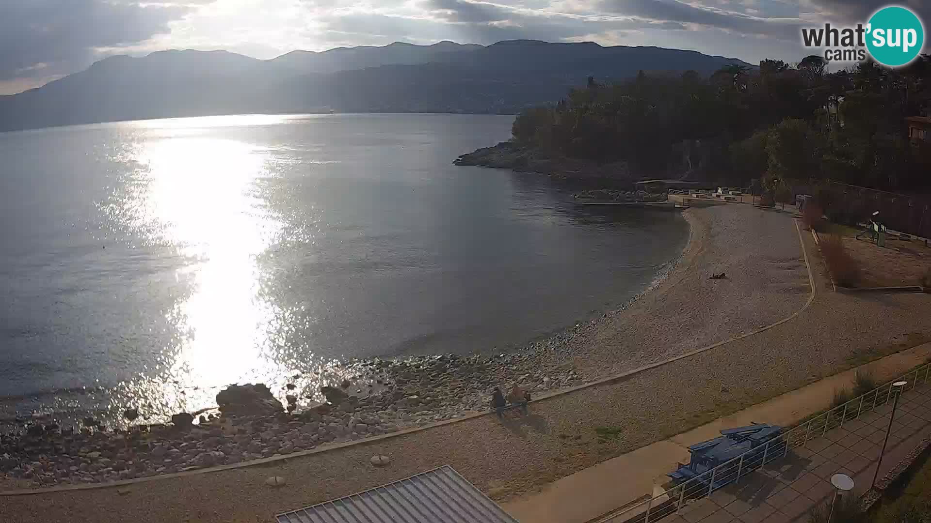 Rijeka web kamera plaža pri Bazenih Kantrida