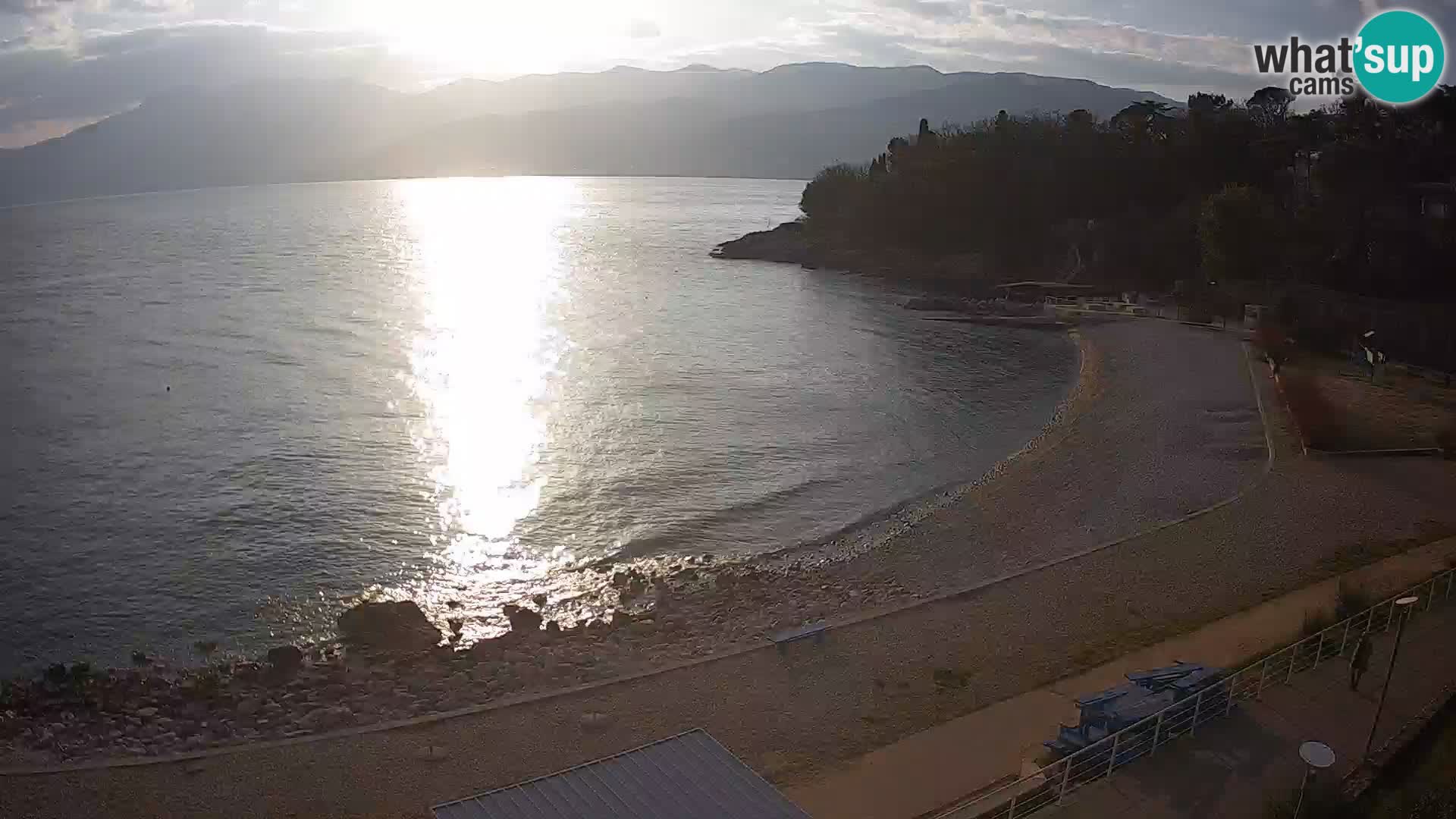 Reka Spletna kamera  plaža pri Bazenih Kantrida