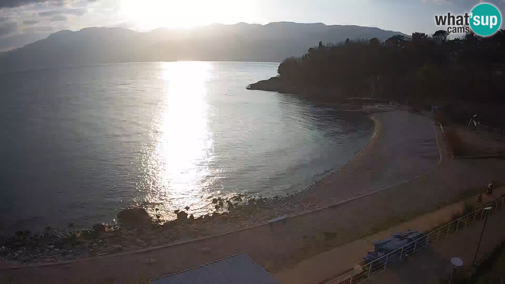 Reka Spletna kamera  plaža pri Bazenih Kantrida