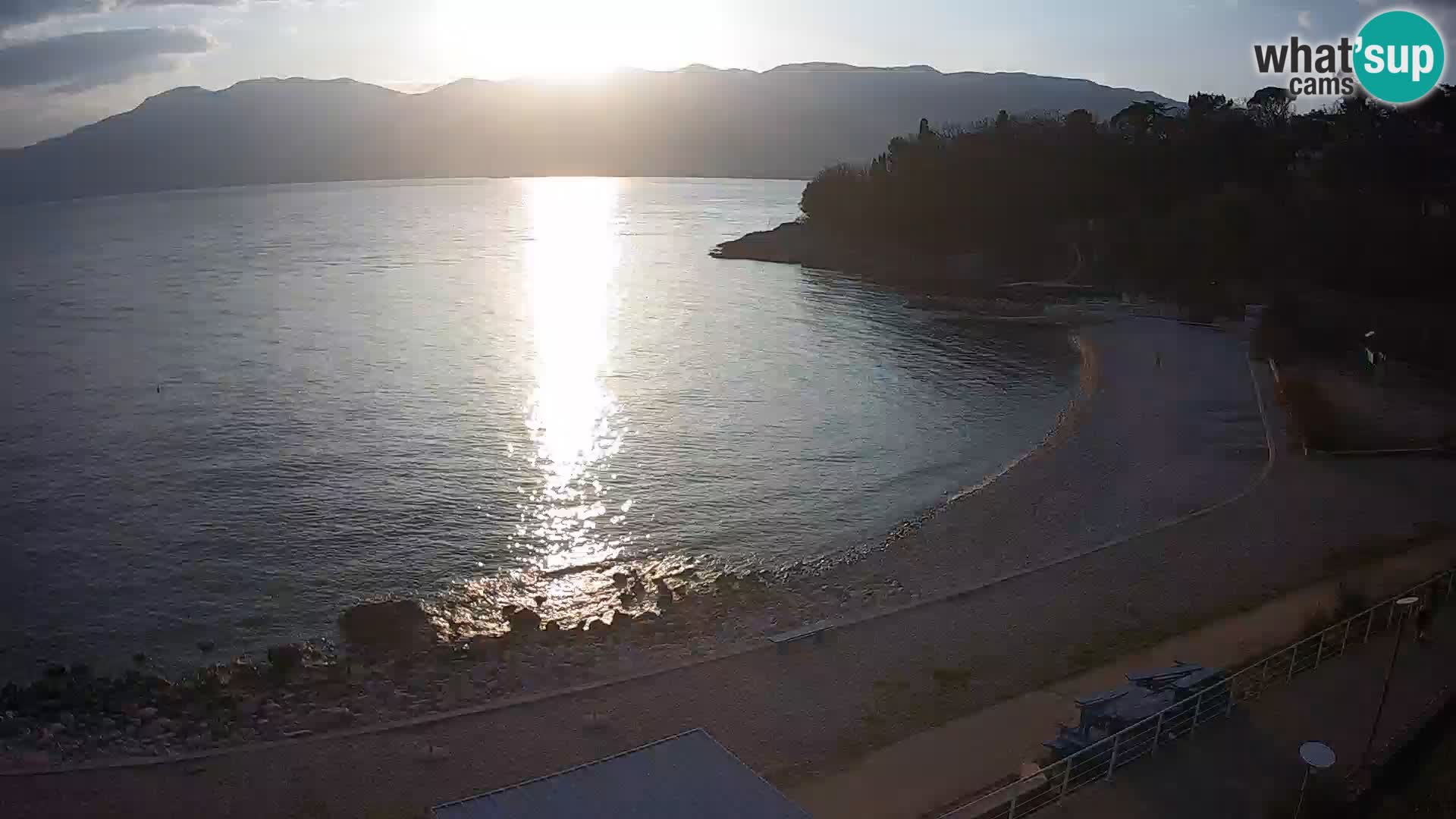 LIVE Webcam Rijeka beach Swimming pools Kantrida