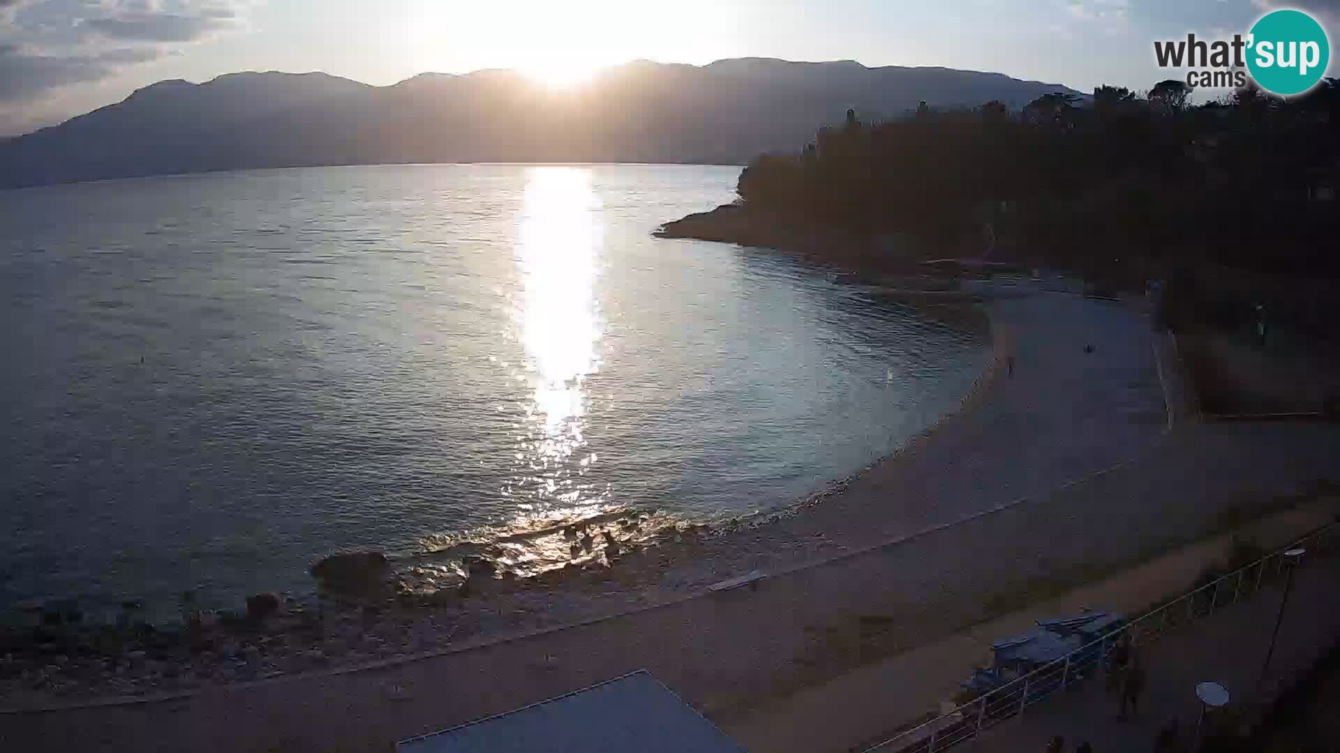 Reka Spletna kamera  plaža pri Bazenih Kantrida