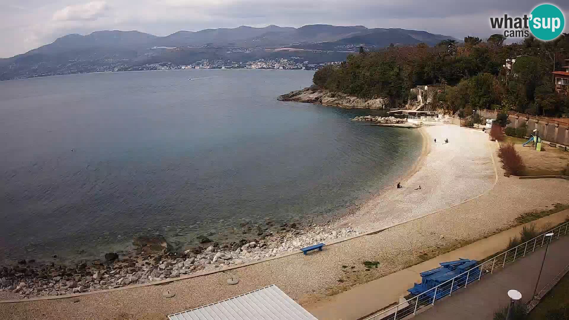 Reka Spletna kamera  plaža pri Bazenih Kantrida