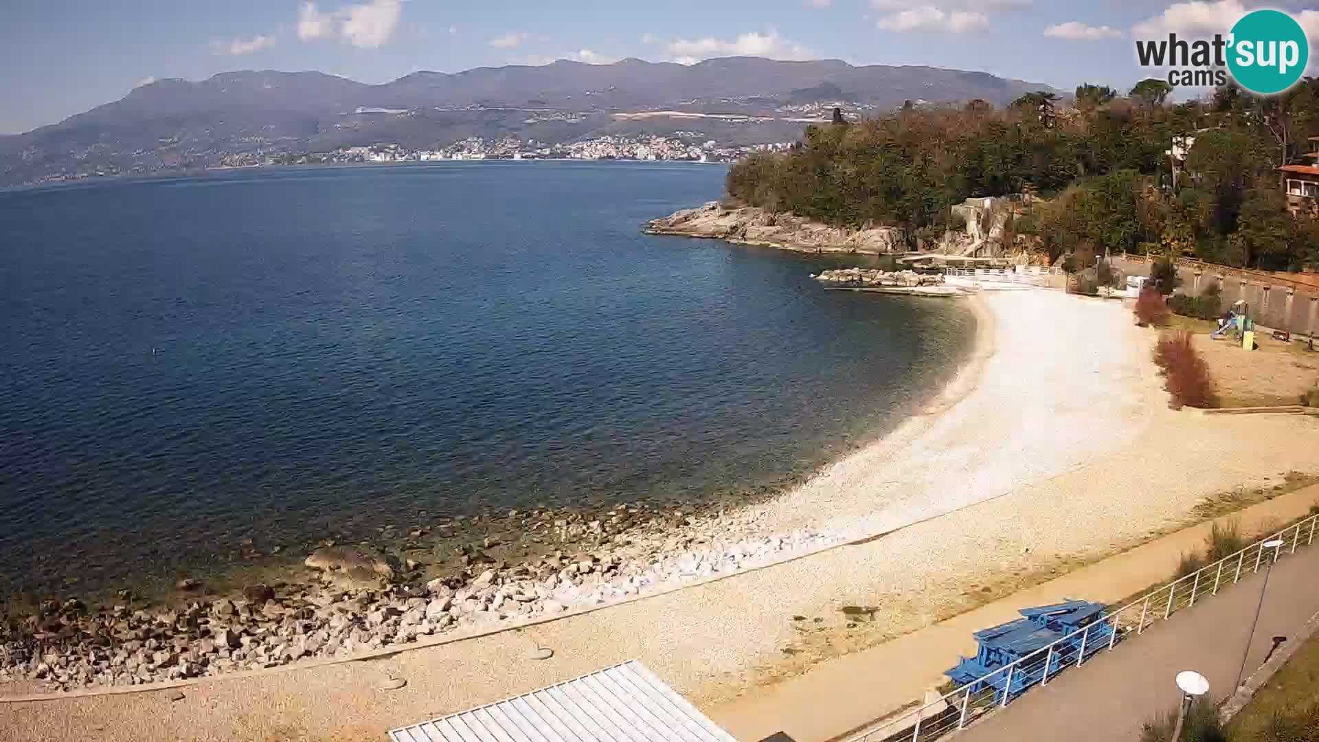 Rijeka web kamera plaža pri Bazenih Kantrida