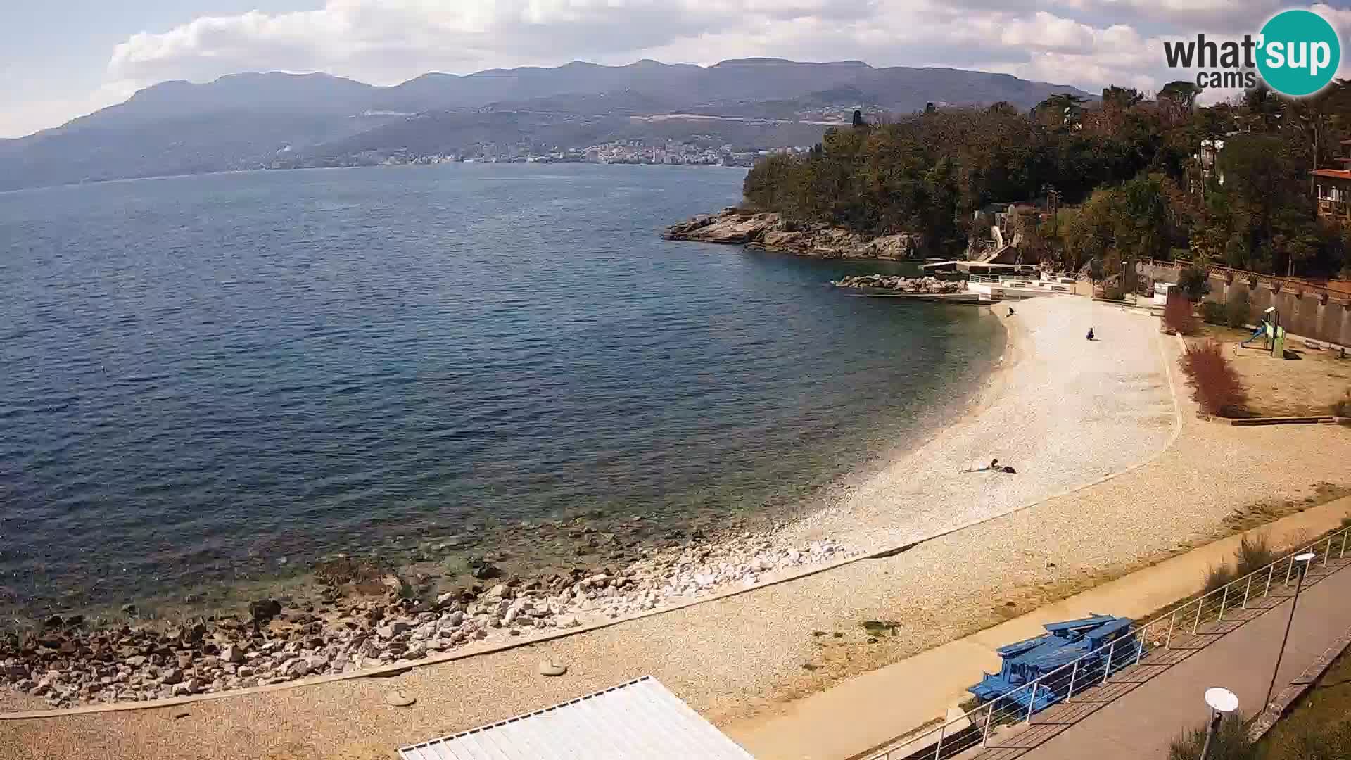 Rijeka web kamera plaža pri Bazenih Kantrida