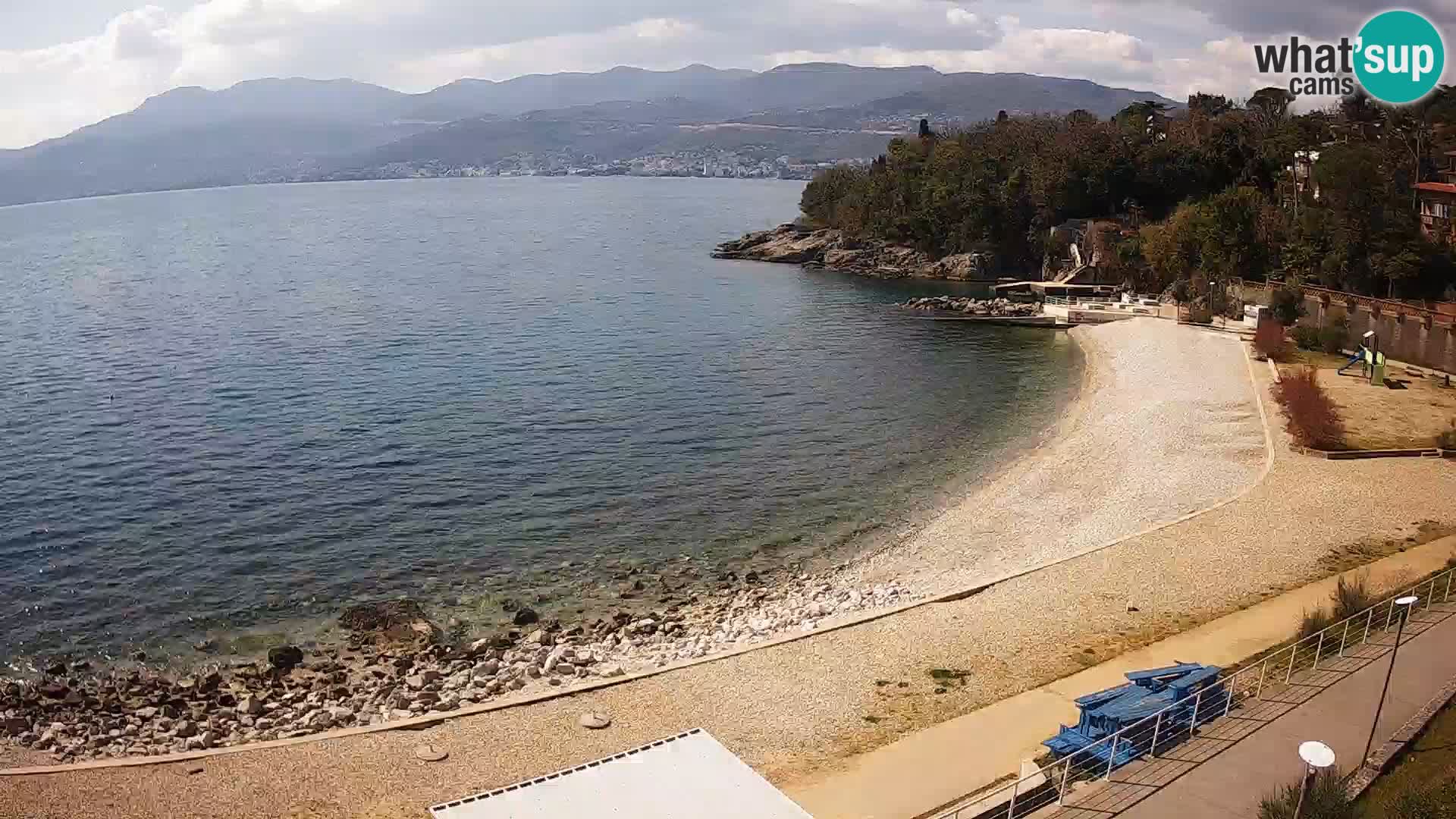 Rijeka web kamera plaža pri Bazenih Kantrida