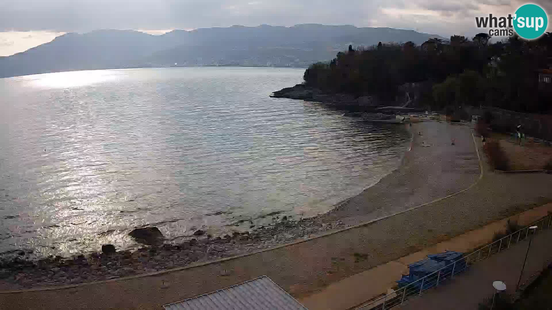 Reka Spletna kamera  plaža pri Bazenih Kantrida