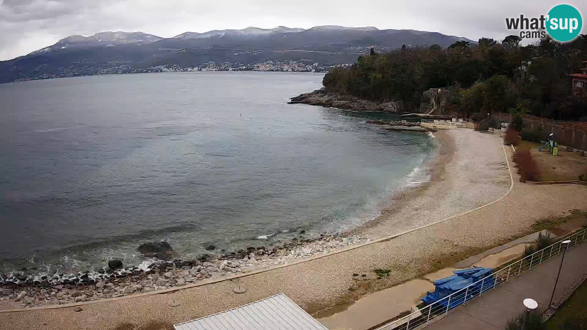 Reka Spletna kamera  plaža pri Bazenih Kantrida