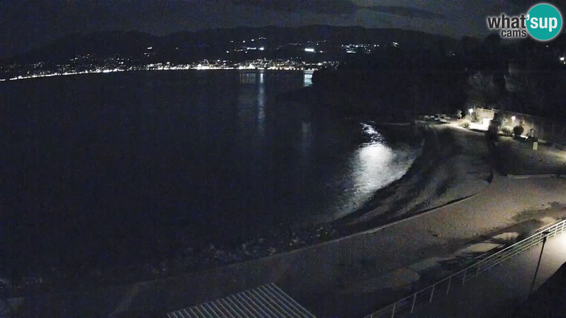 Reka Spletna kamera  plaža pri Bazenih Kantrida