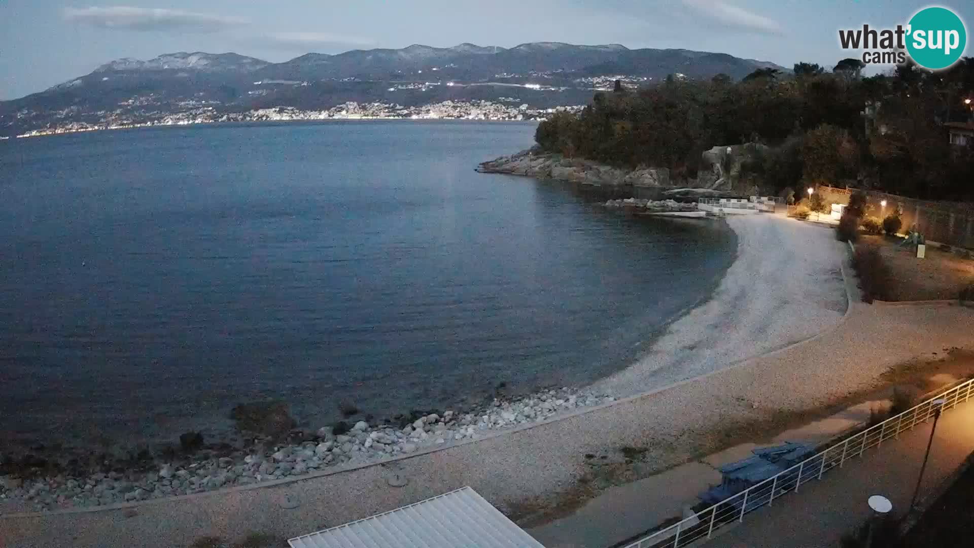 Rijeka web kamera plaža pri Bazenih Kantrida