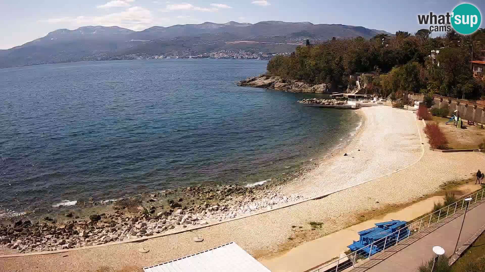 Rijeka web kamera plaža pri Bazenih Kantrida