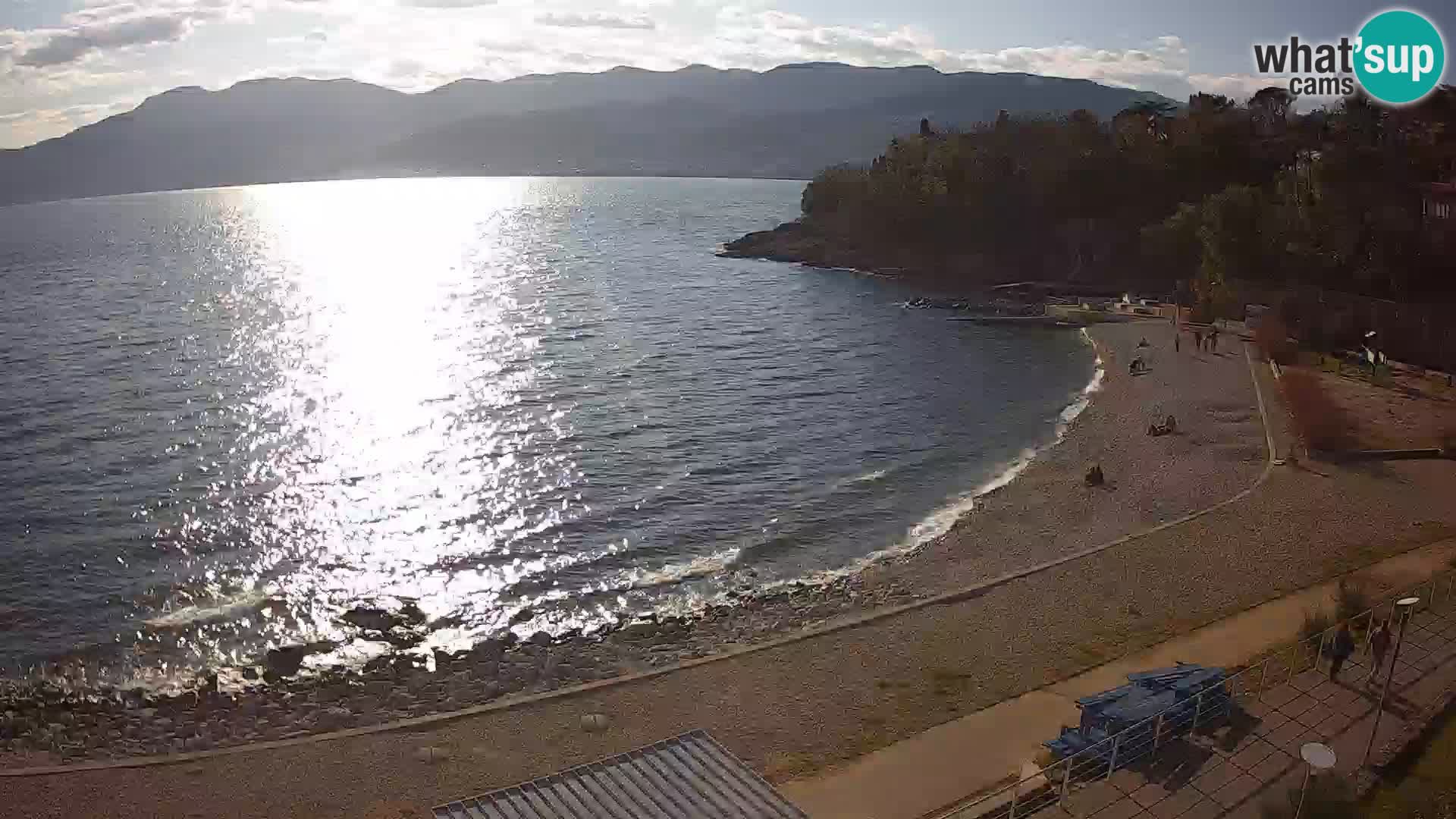 Reka Spletna kamera  plaža pri Bazenih Kantrida