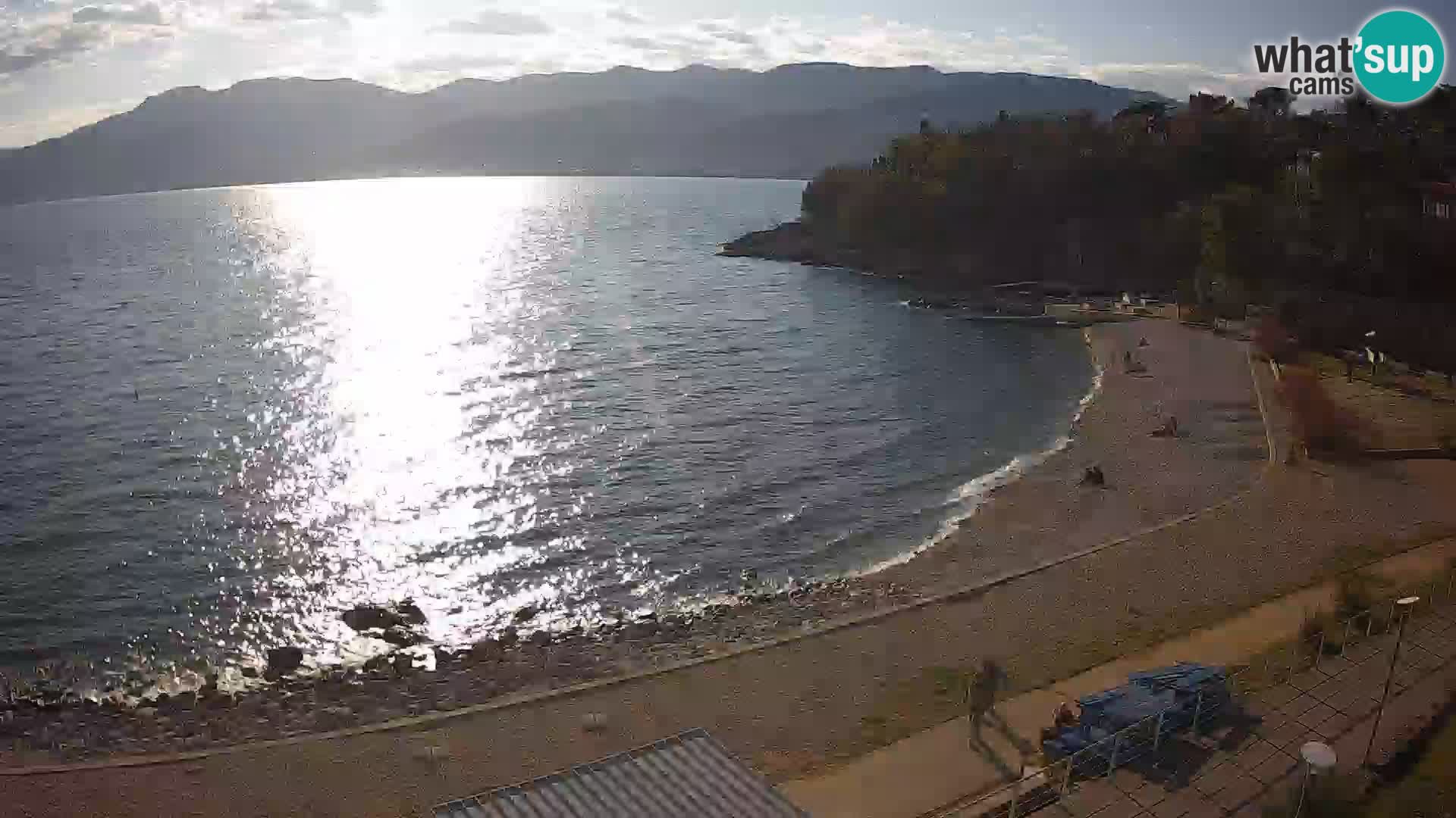 Rijeka web kamera plaža pri Bazenih Kantrida