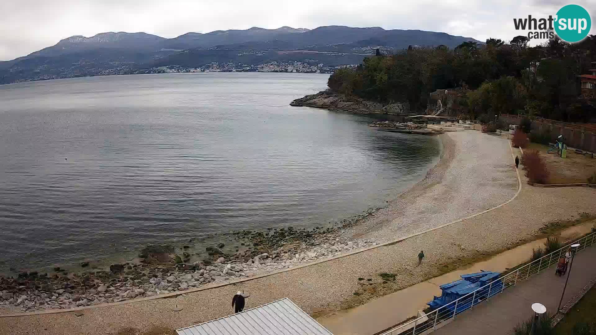 Rijeka web kamera plaža pri Bazenih Kantrida