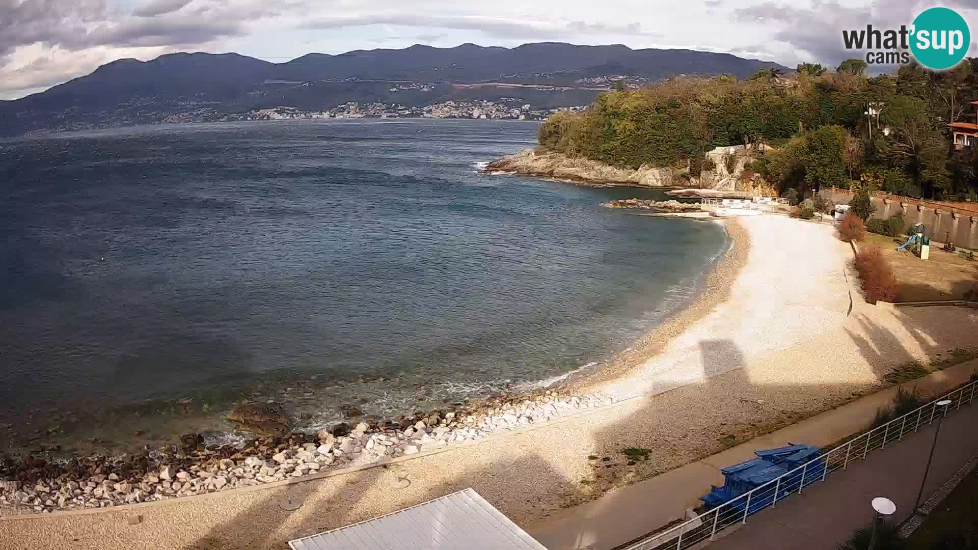 Rijeka web kamera plaža pri Bazenih Kantrida