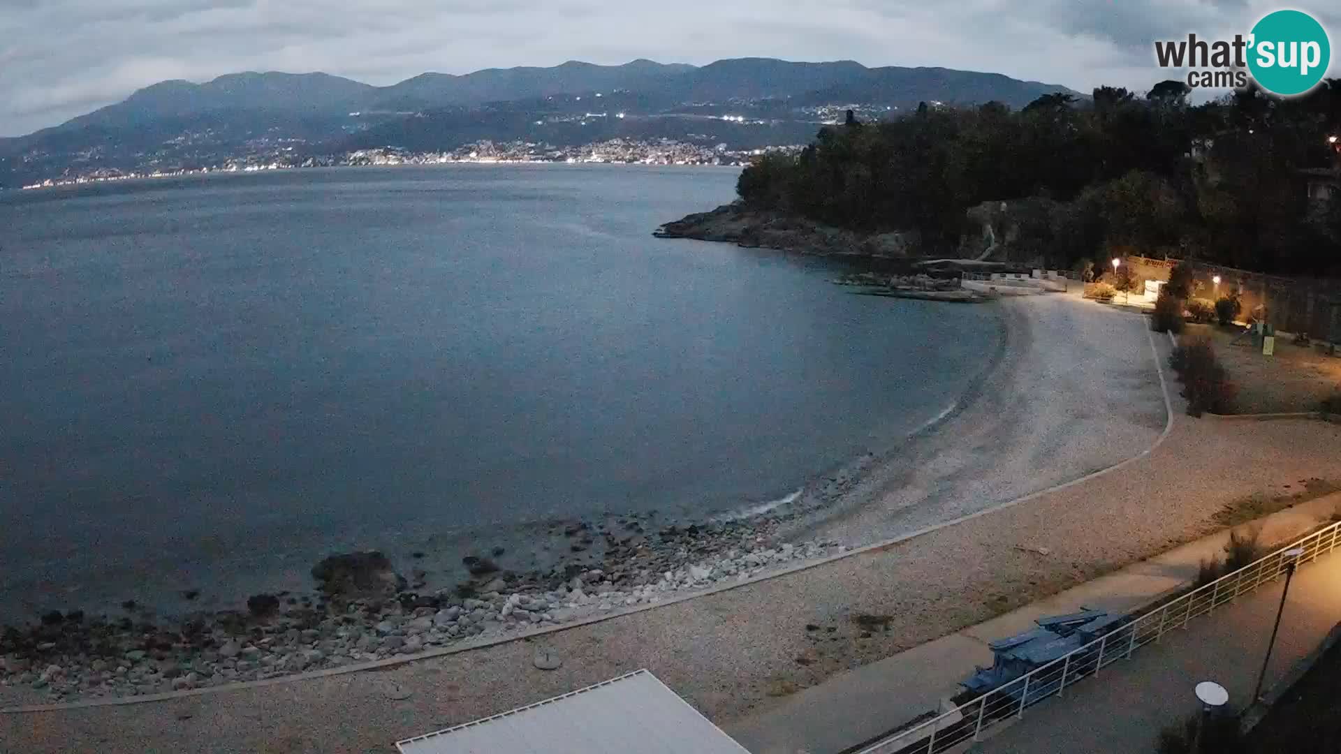 Rijeka web kamera plaža pri Bazenih Kantrida